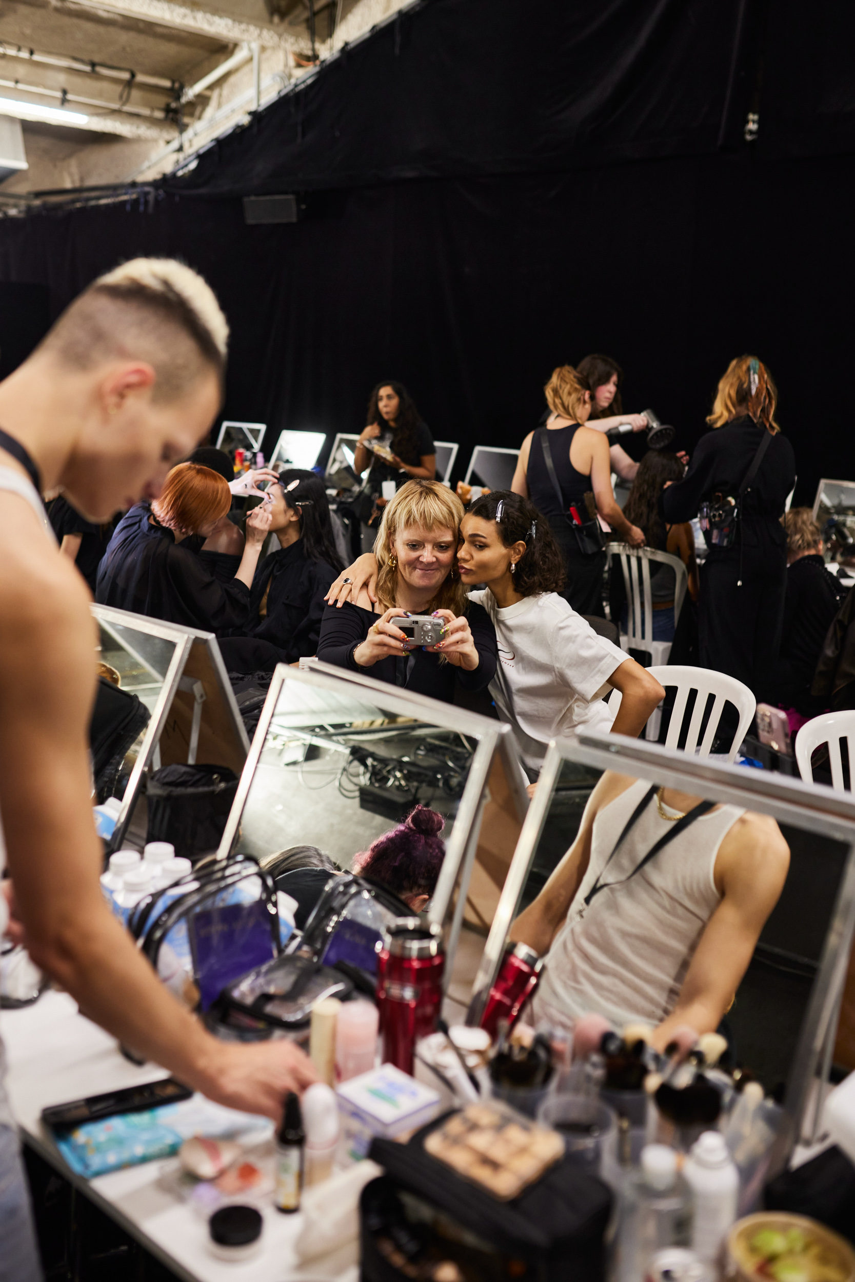 Balmain Spring 2024 Fashion Show Backstage