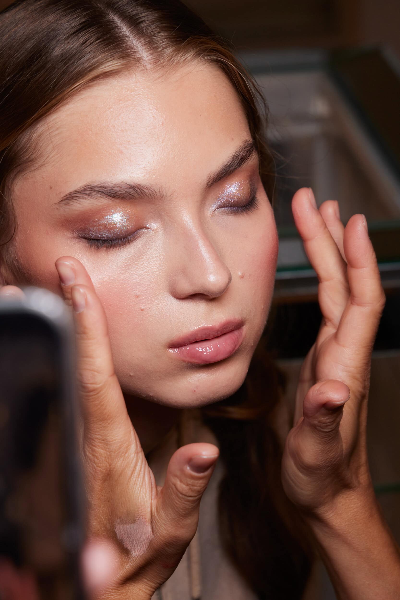 Luisa Beccaria Spring 2024 Fashion Show Backstage