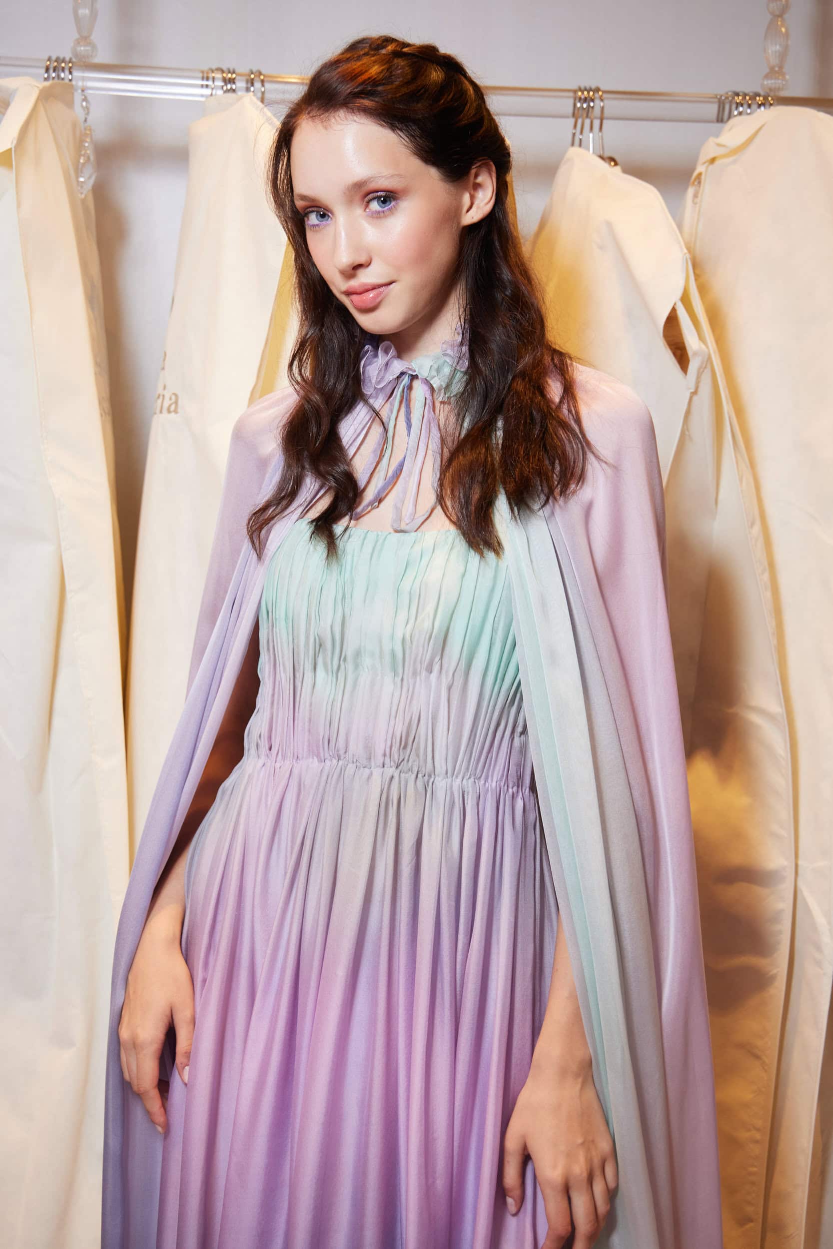 Luisa Beccaria Spring 2024 Fashion Show Backstage