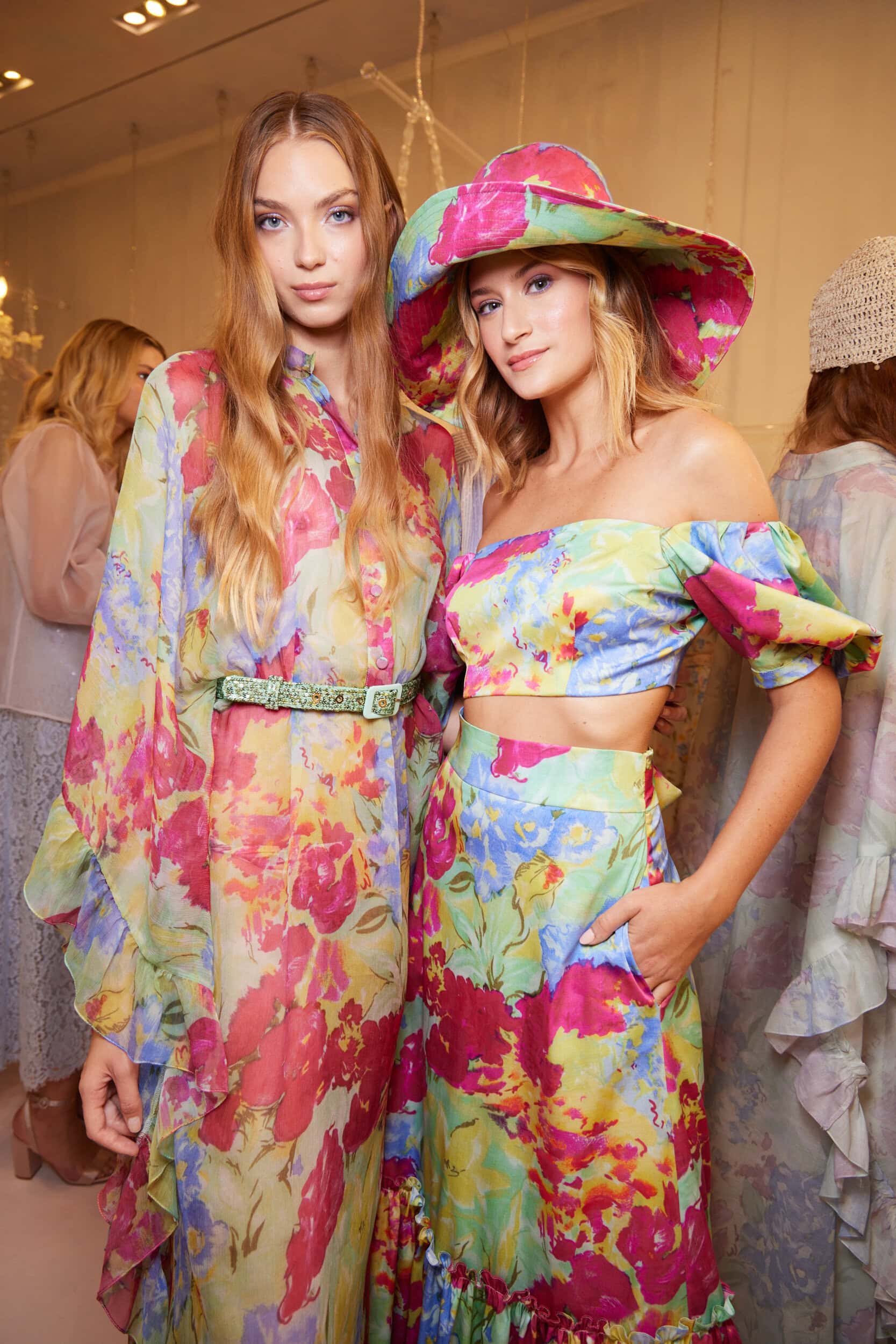 Luisa Beccaria Spring 2024 Fashion Show Backstage