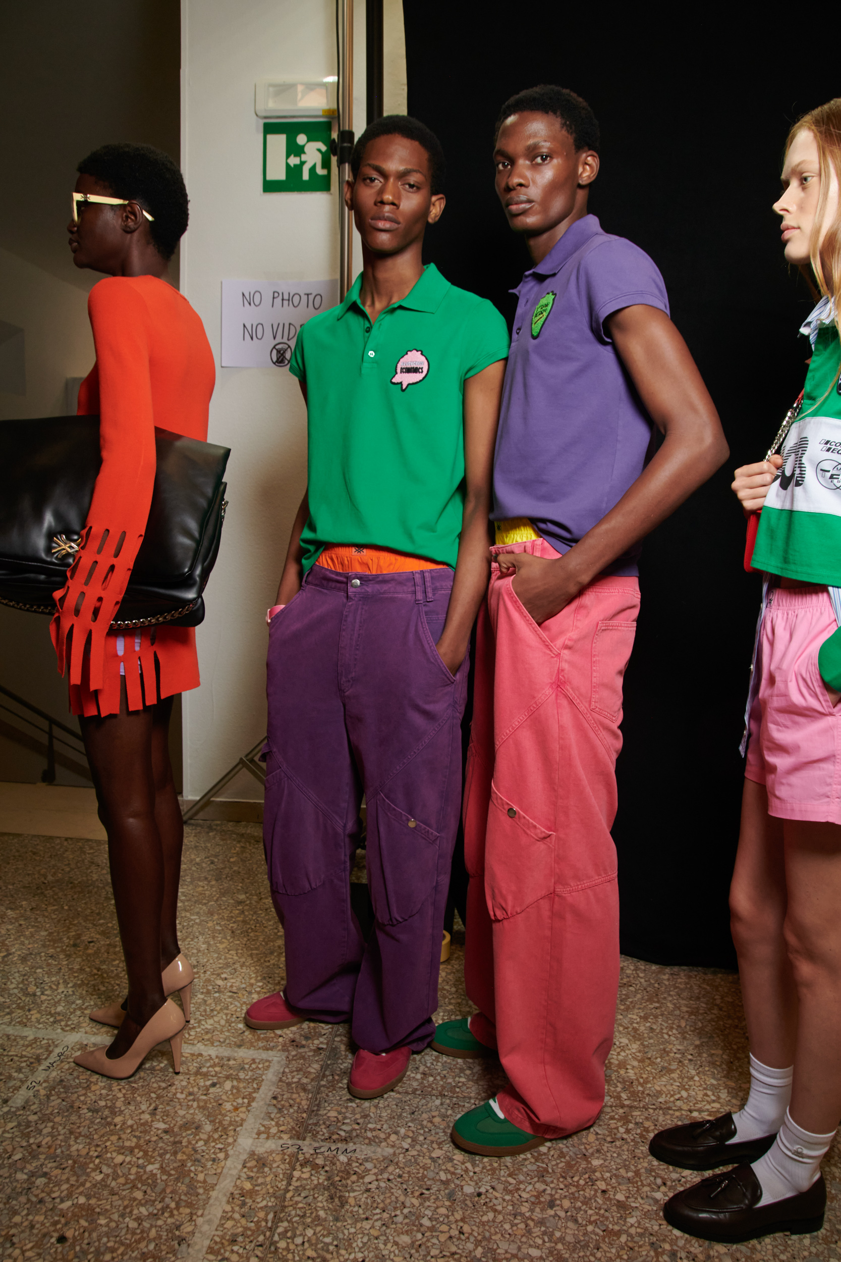 Benetton Spring 2024 Fashion Show Backstage