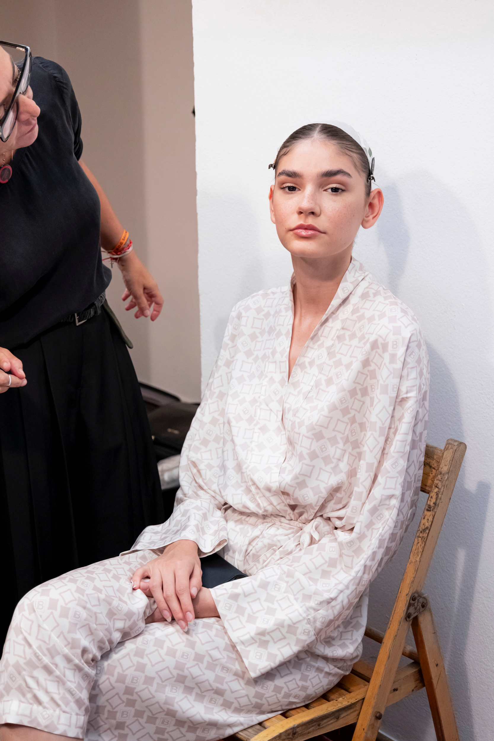 Laura Biagiotti Spring 2024 Fashion Show Backstage