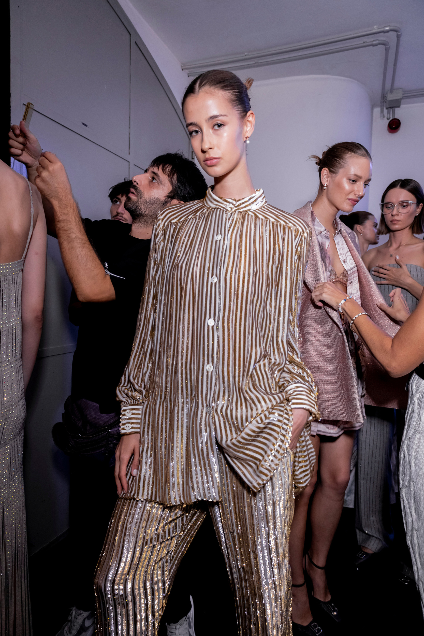 Laura Biagiotti Spring 2024 Fashion Show Backstage