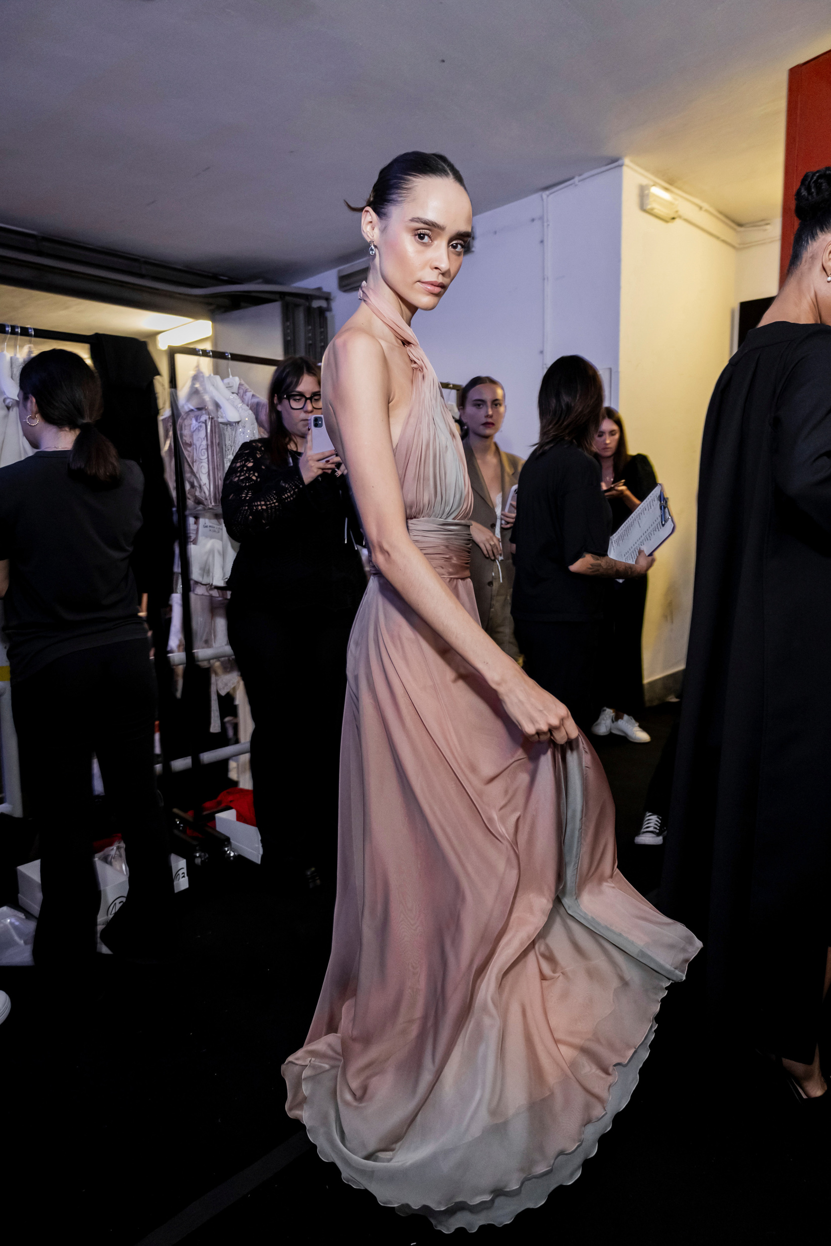 Laura Biagiotti Spring 2024 Fashion Show Backstage