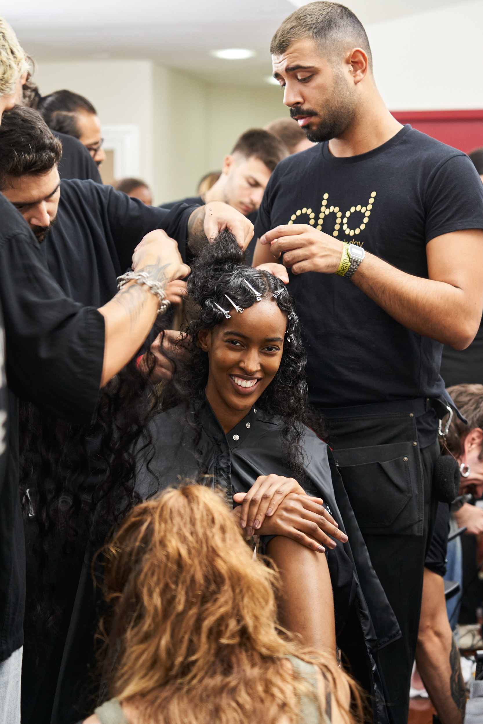 Roberto Cavalli Spring 2024 Fashion Show Backstage