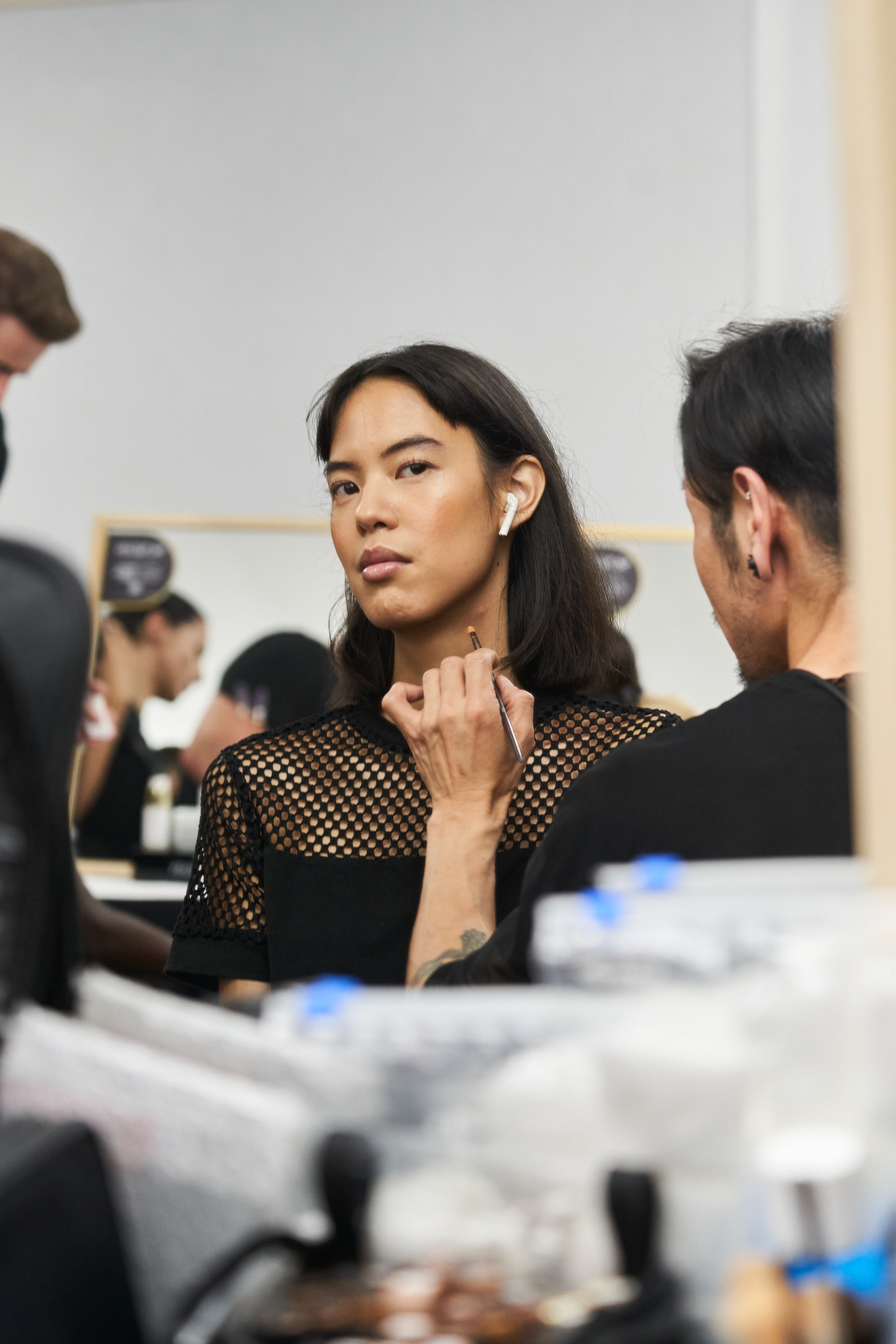 Roberto Cavalli Spring 2024 Fashion Show Backstage