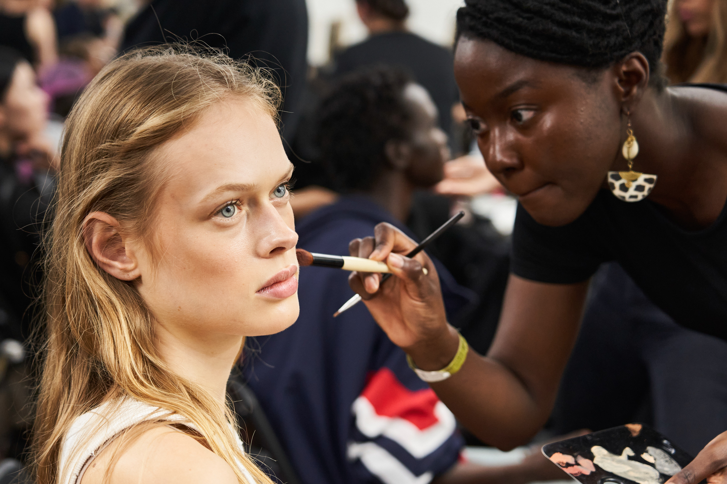 Roberto Cavalli Spring 2024 Fashion Show Backstage