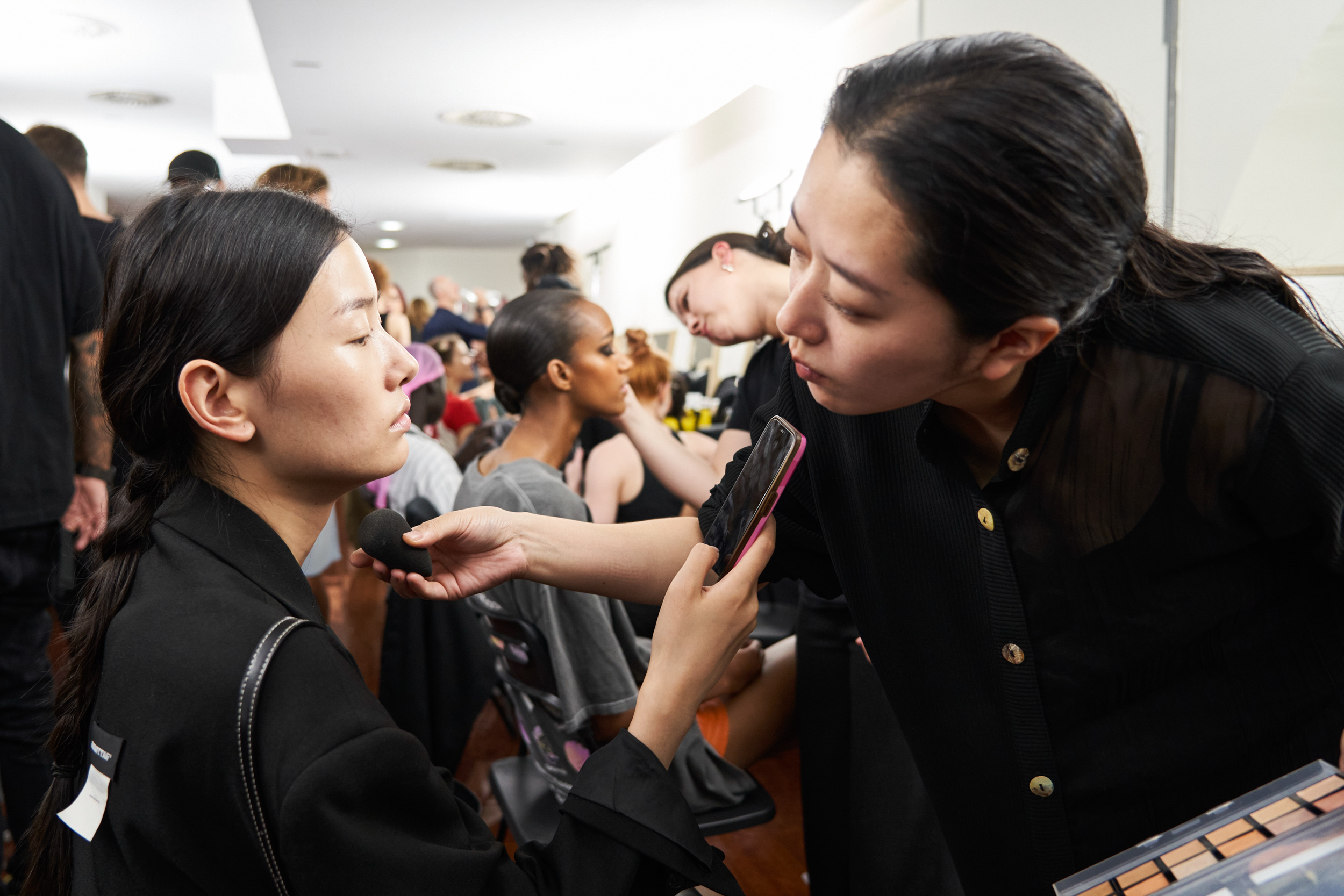 Roberto Cavalli Spring 2024 Fashion Show Backstage