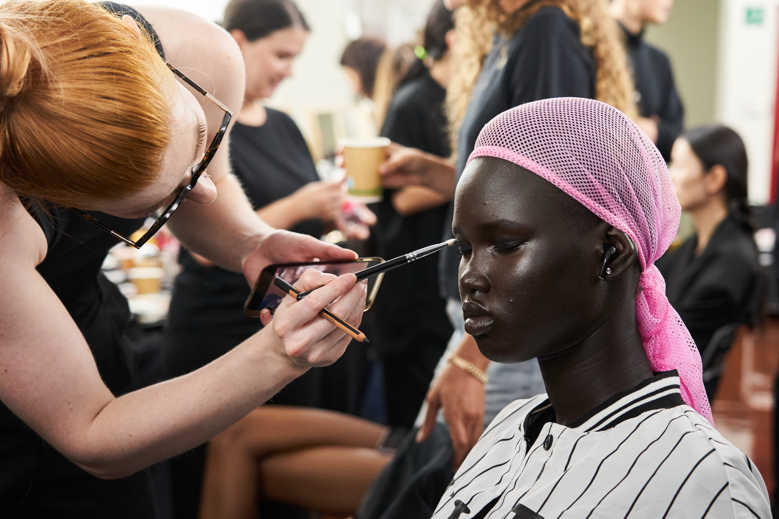 Roberto Cavalli Spring 2024 Fashion Show Backstage