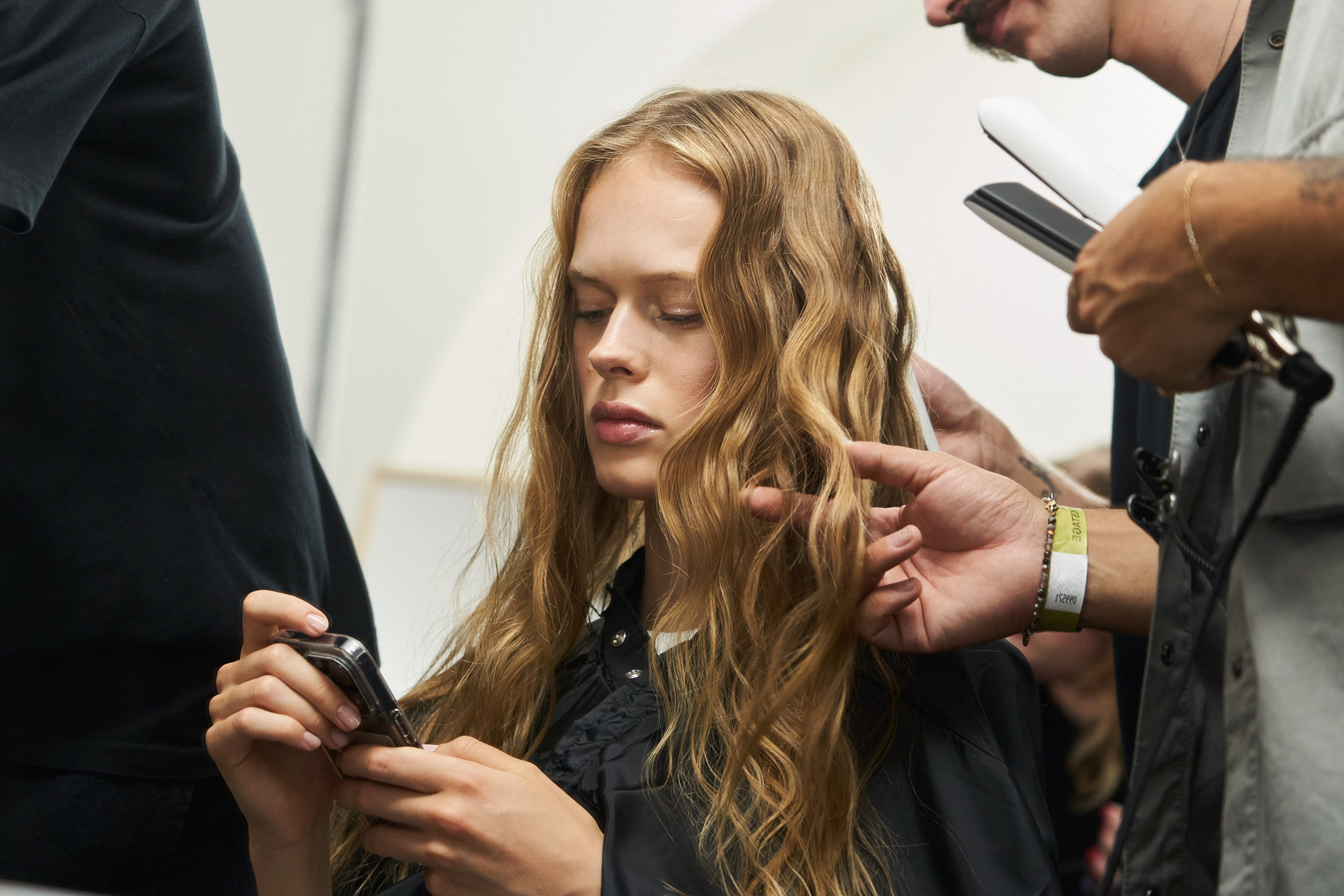 Roberto Cavalli Spring 2024 Fashion Show Backstage