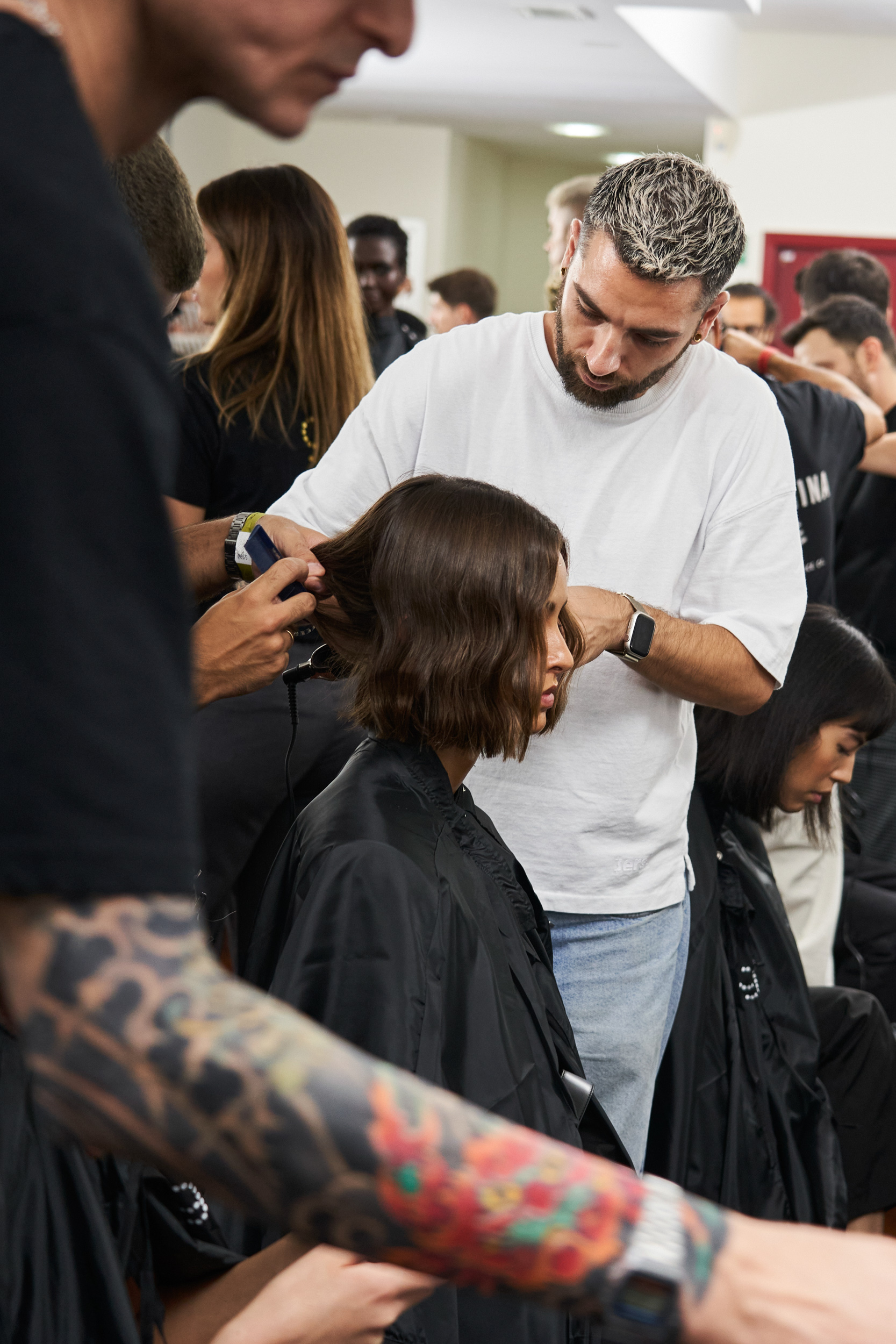 Roberto Cavalli Spring 2024 Fashion Show Backstage