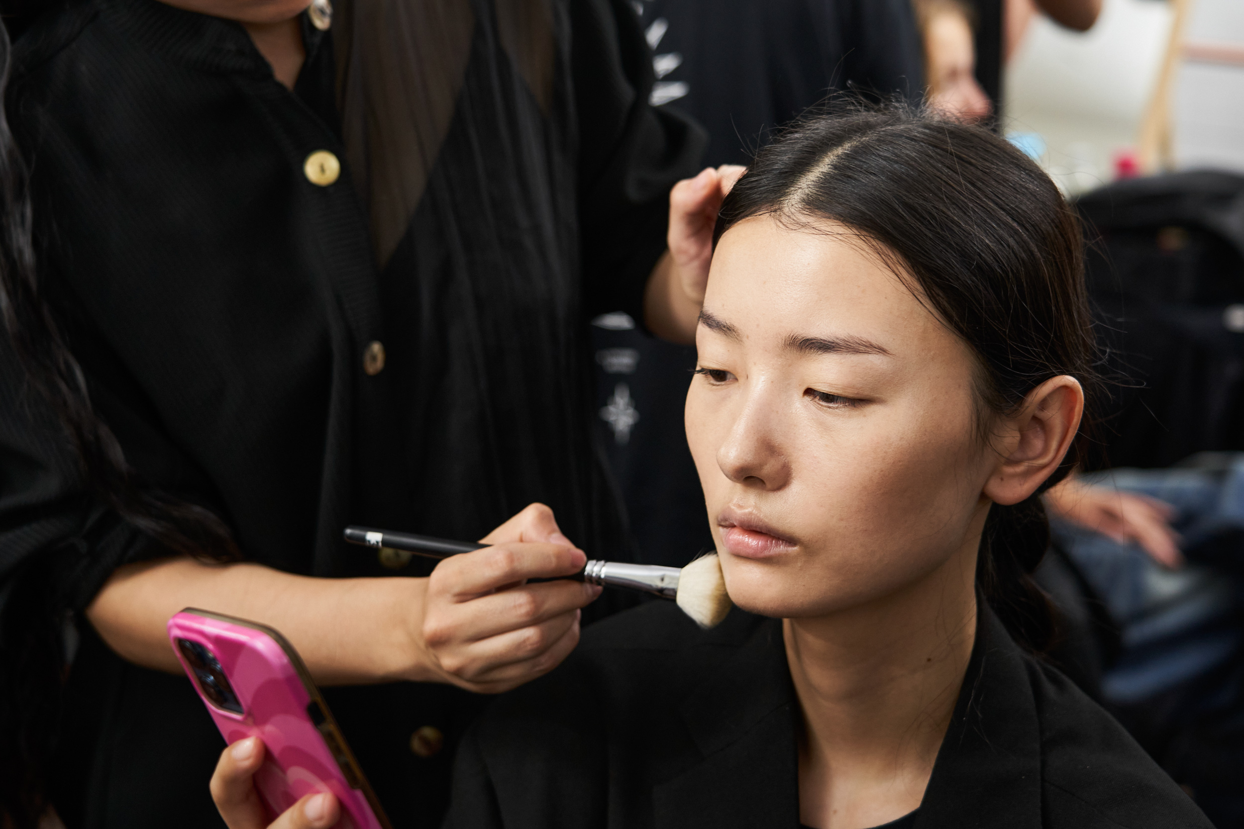 Roberto Cavalli Spring 2024 Fashion Show Backstage