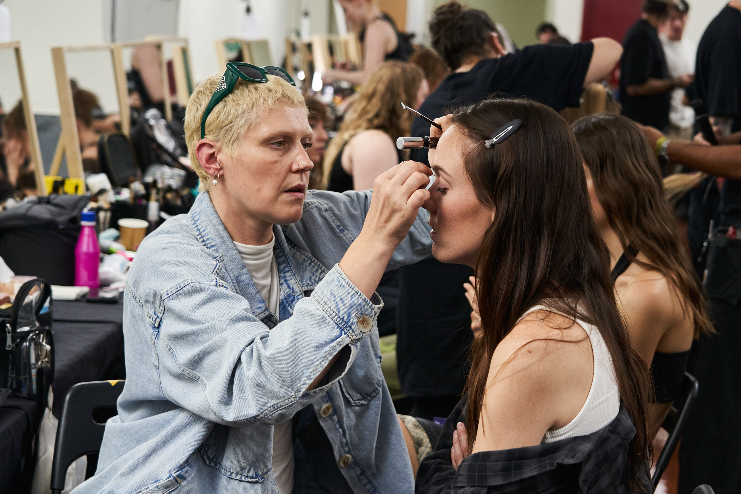 Roberto Cavalli Spring 2024 Fashion Show Backstage