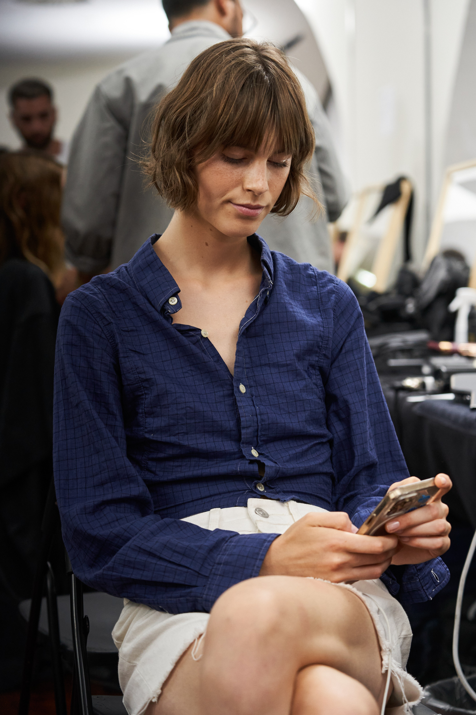 Roberto Cavalli Spring 2024 Fashion Show Backstage