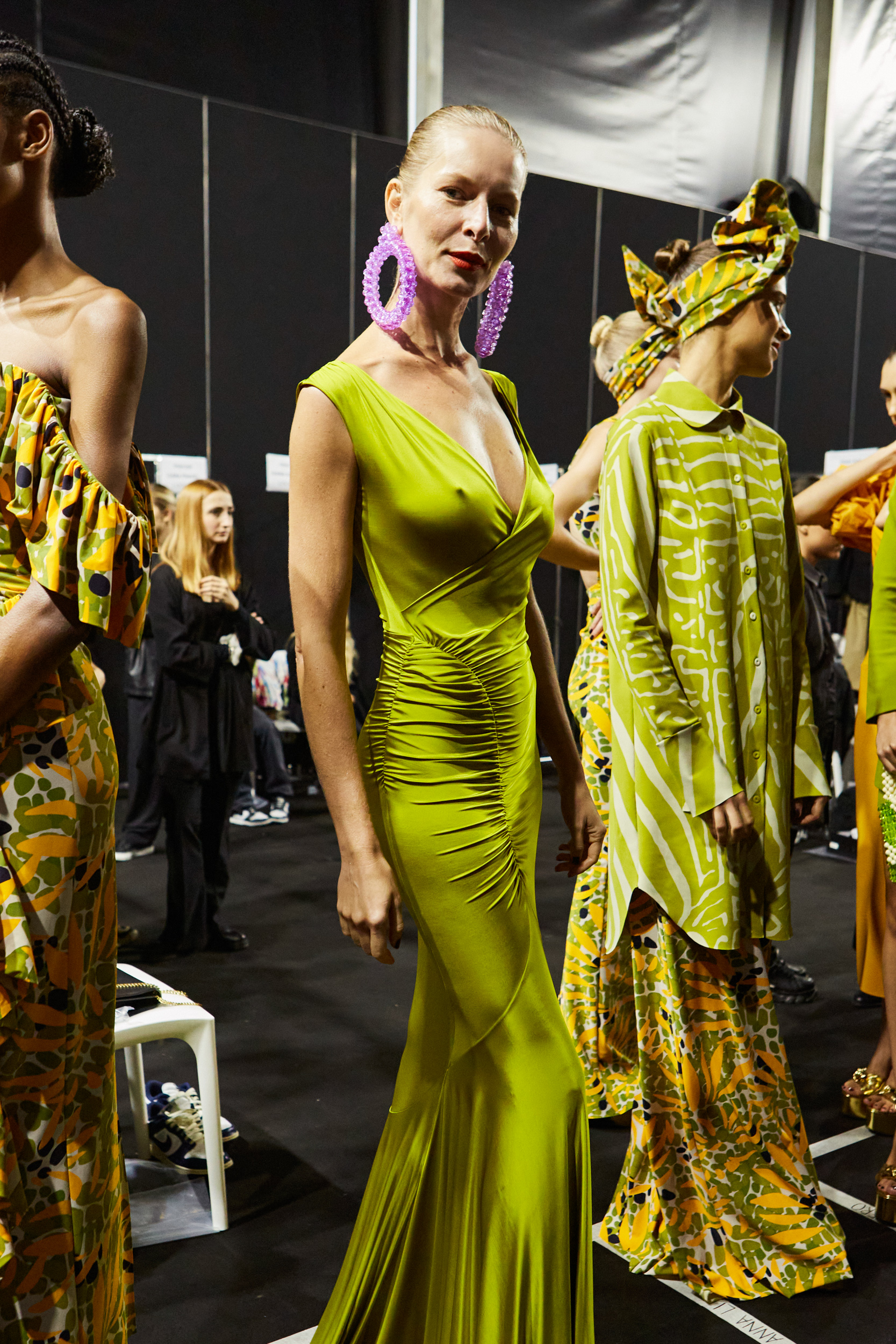 Chiara Boni La Petite Robe Spring 2024 Fashion Show Backstage