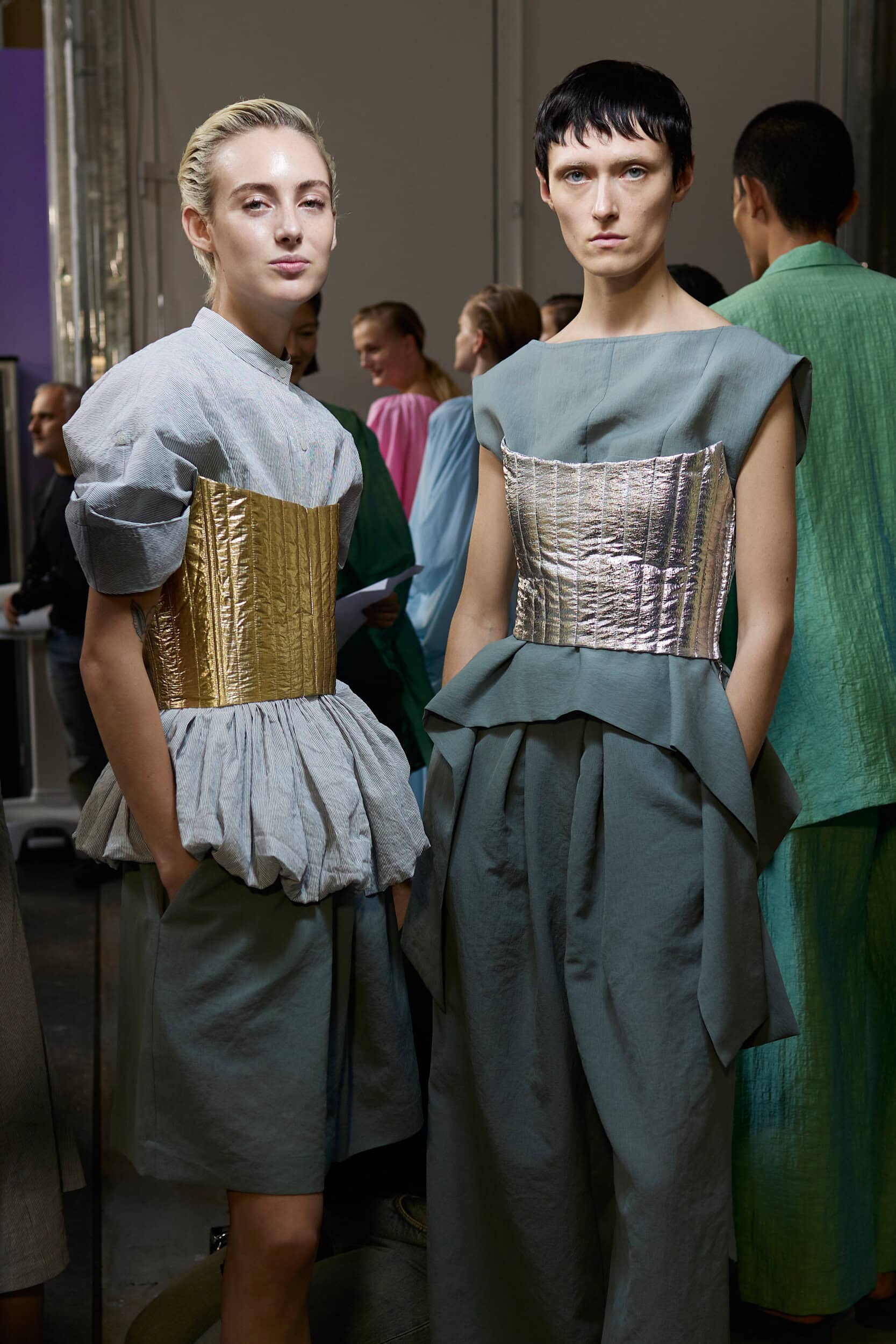 Dawei Studio Spring 2024 Fashion Show Backstage