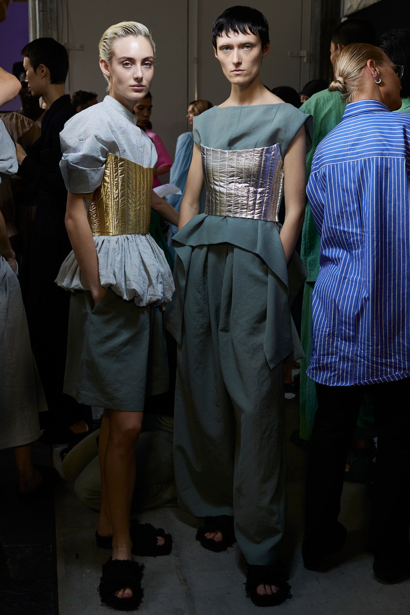 Dawei Studio Spring 2024 Fashion Show Backstage