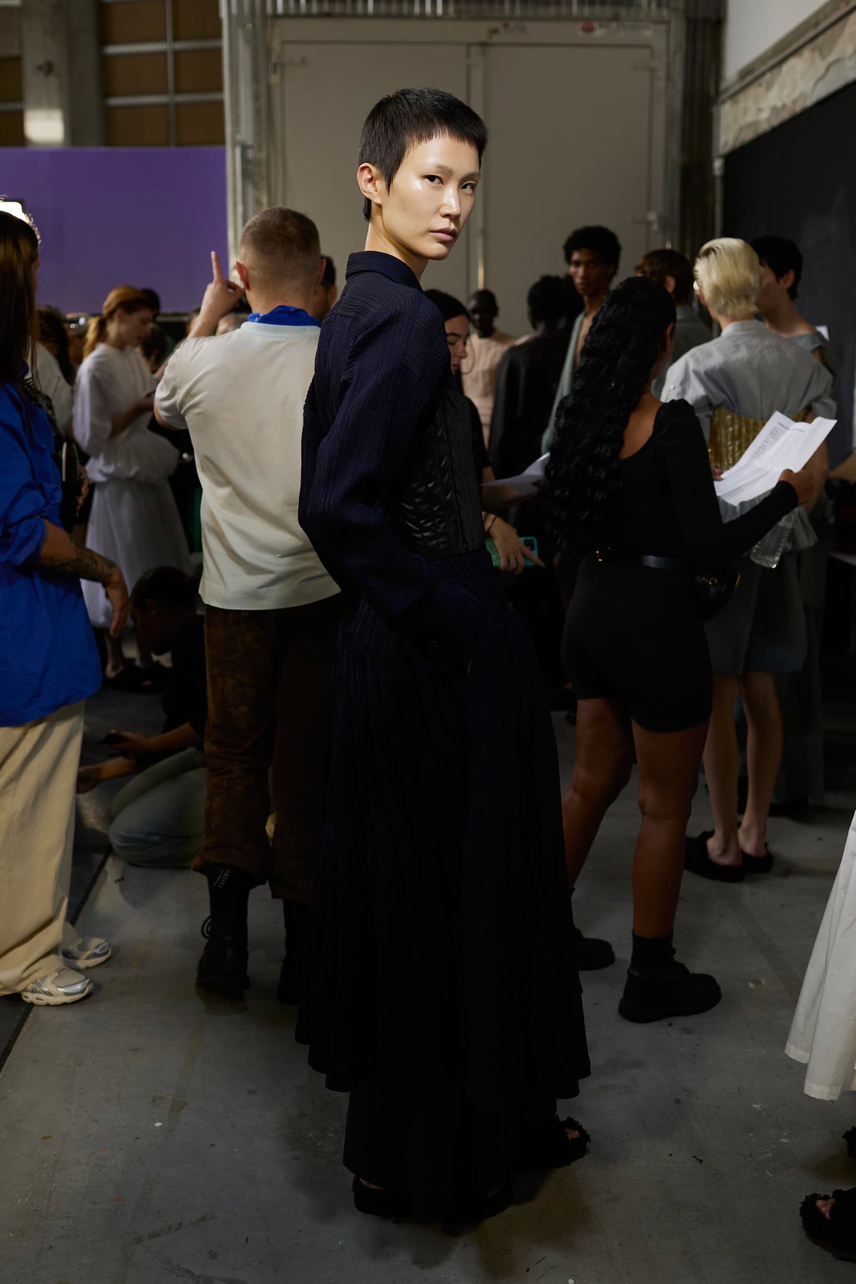 Dawei Studio Spring 2024 Fashion Show Backstage