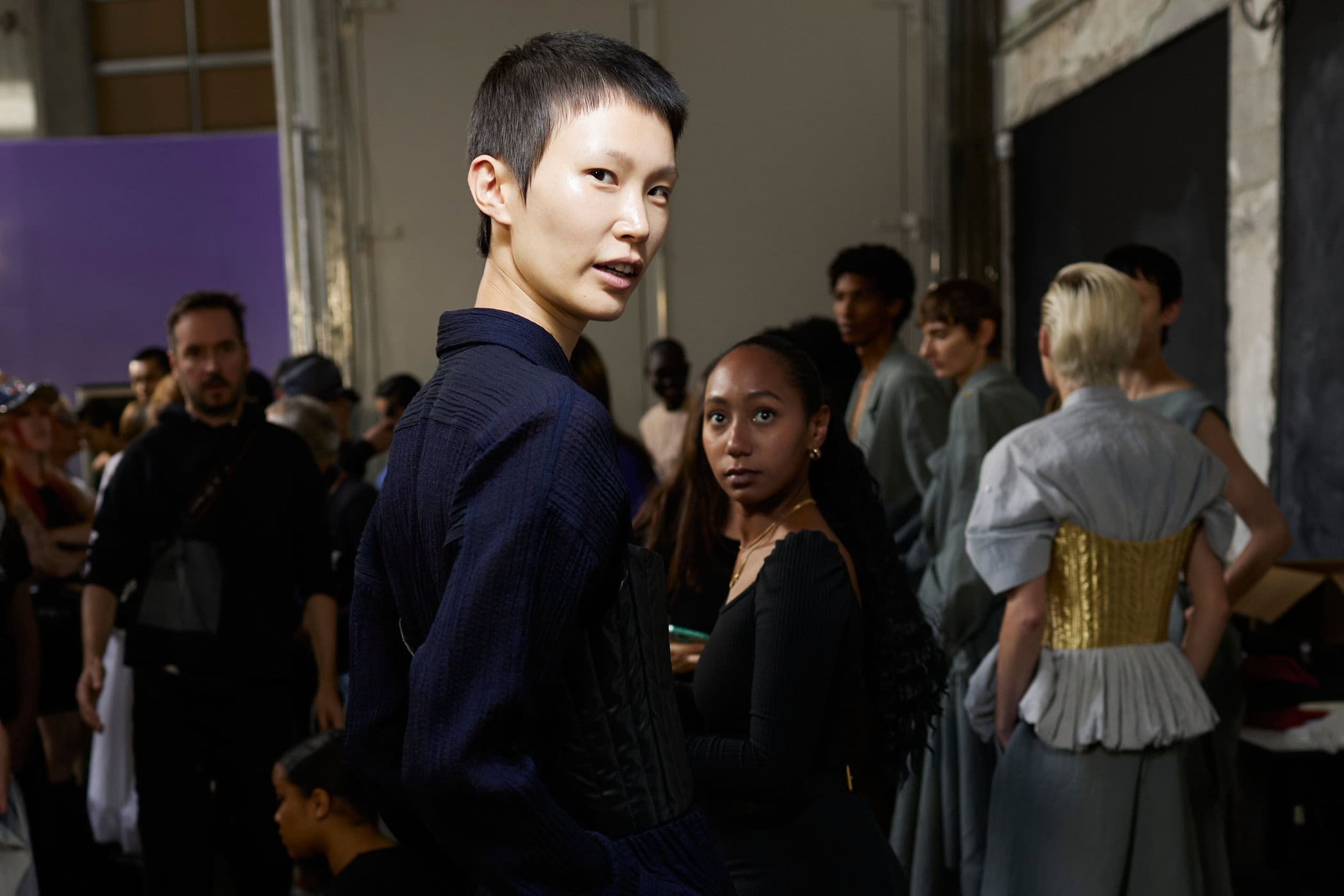 Dawei Studio Spring 2024 Fashion Show Backstage