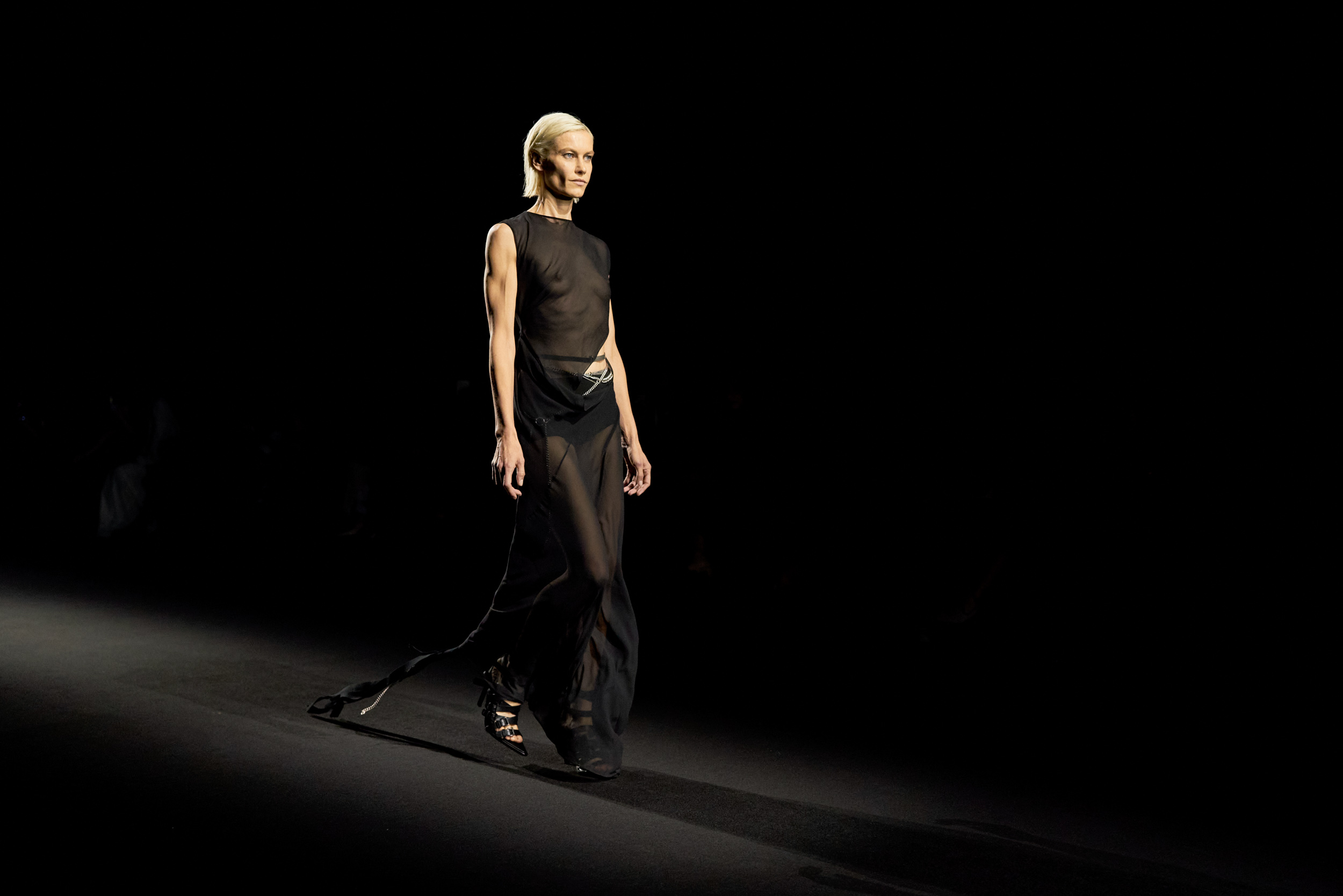 Ann Demeulemeester Spring 2024 Fashion Show Atmosphere