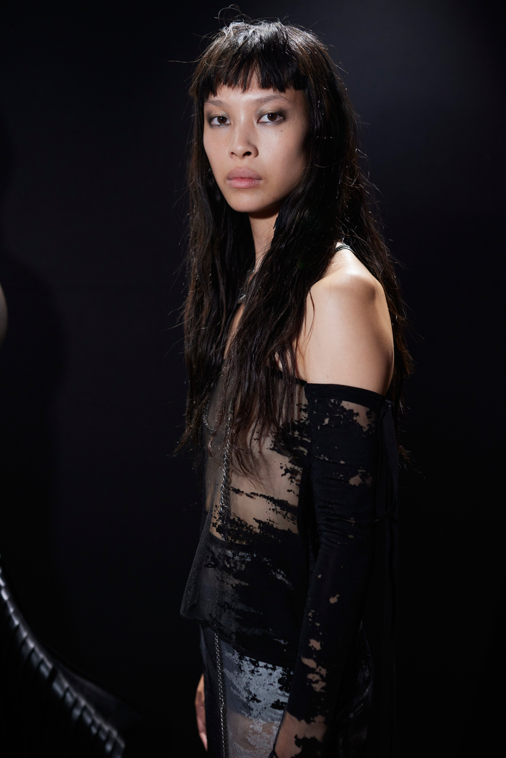 Ann Demeulemeester Spring 2024 Fashion Show Backstage