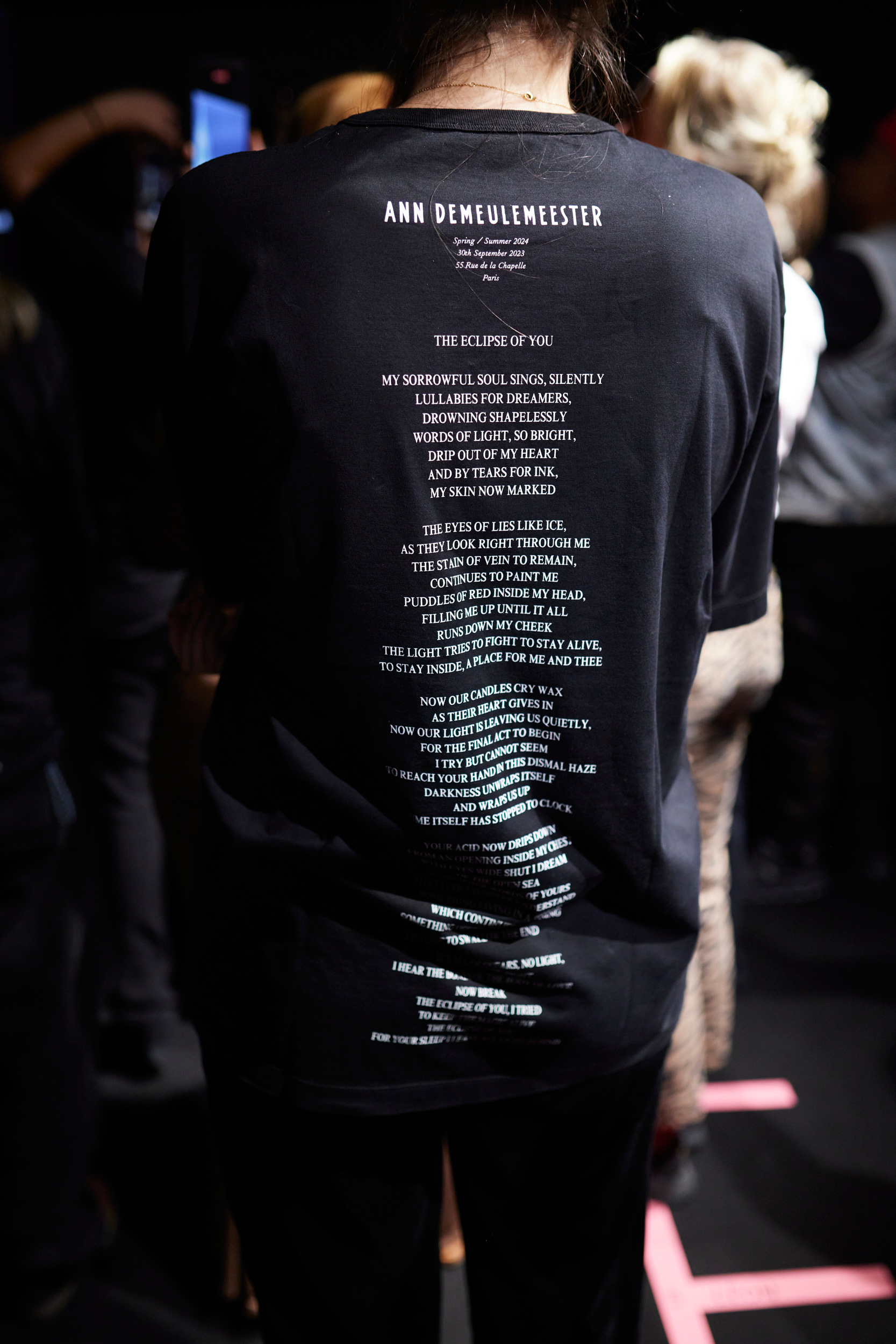 Ann Demeulemeester Spring 2024 Fashion Show Backstage