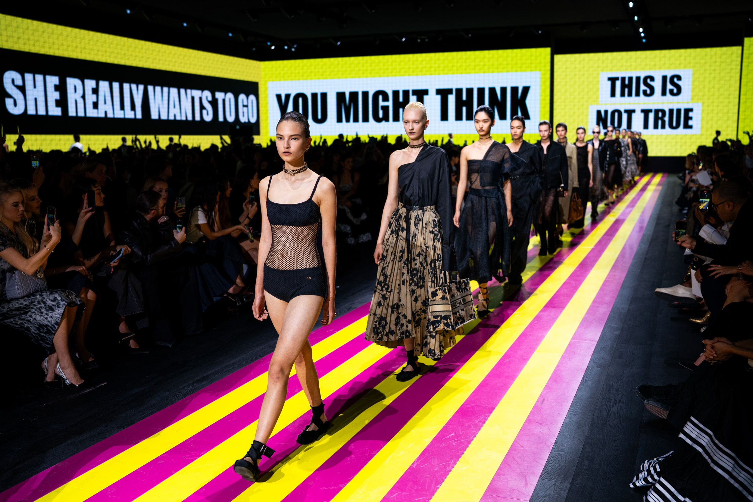 Christian Dior Spring 2024 Fashion Show Atmosphere