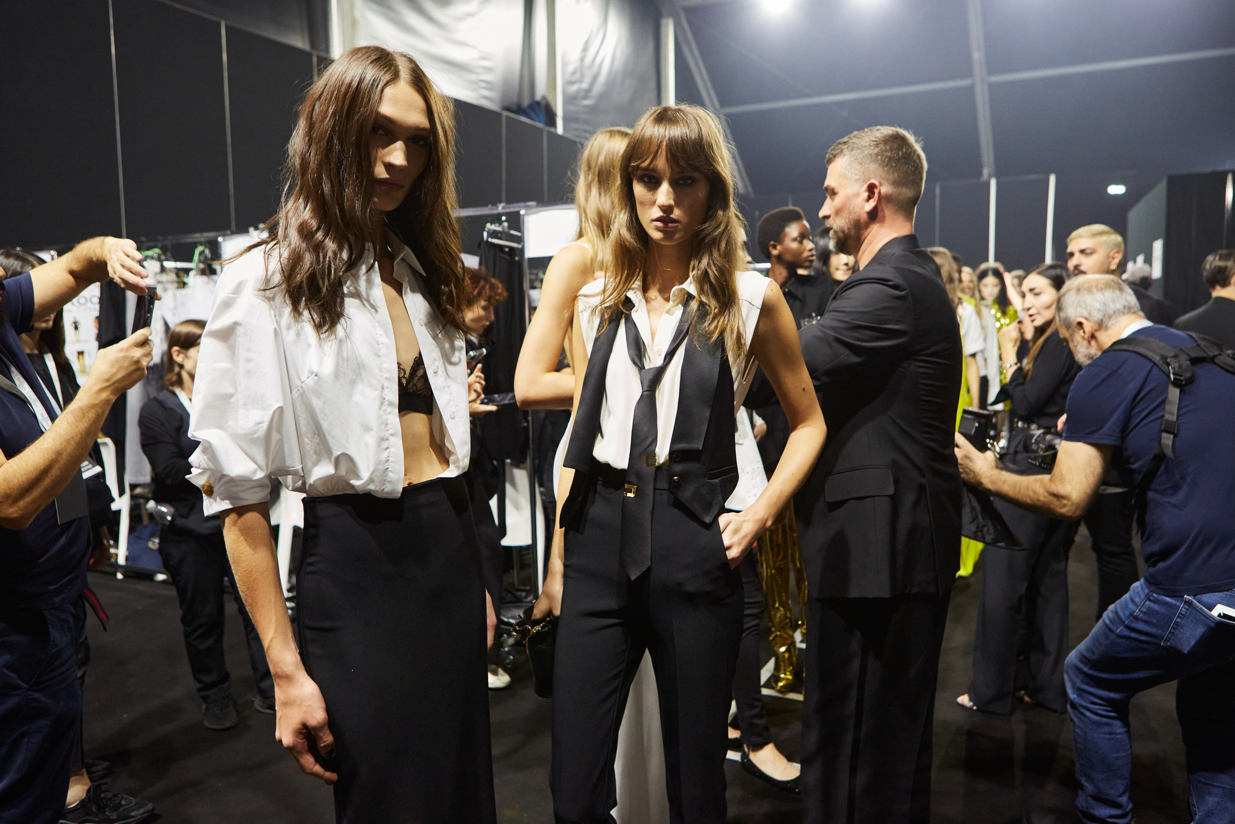 Elisabetta Franchi Spring 2024 Fashion Show Backstage