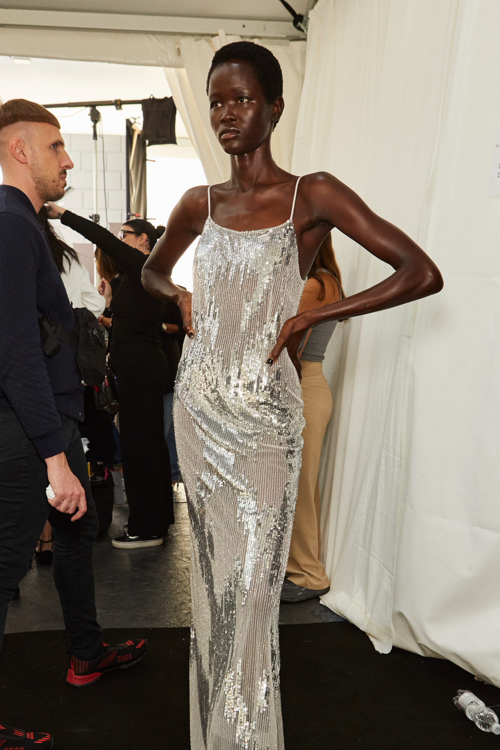 Elisabetta Franchi Spring 2024 Fashion Show Backstage