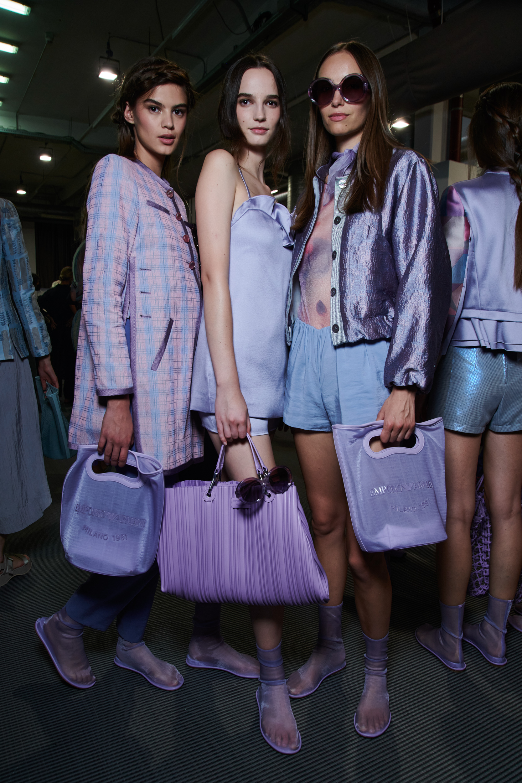 Emporio Armani Spring 2024 Fashion Show Backstage