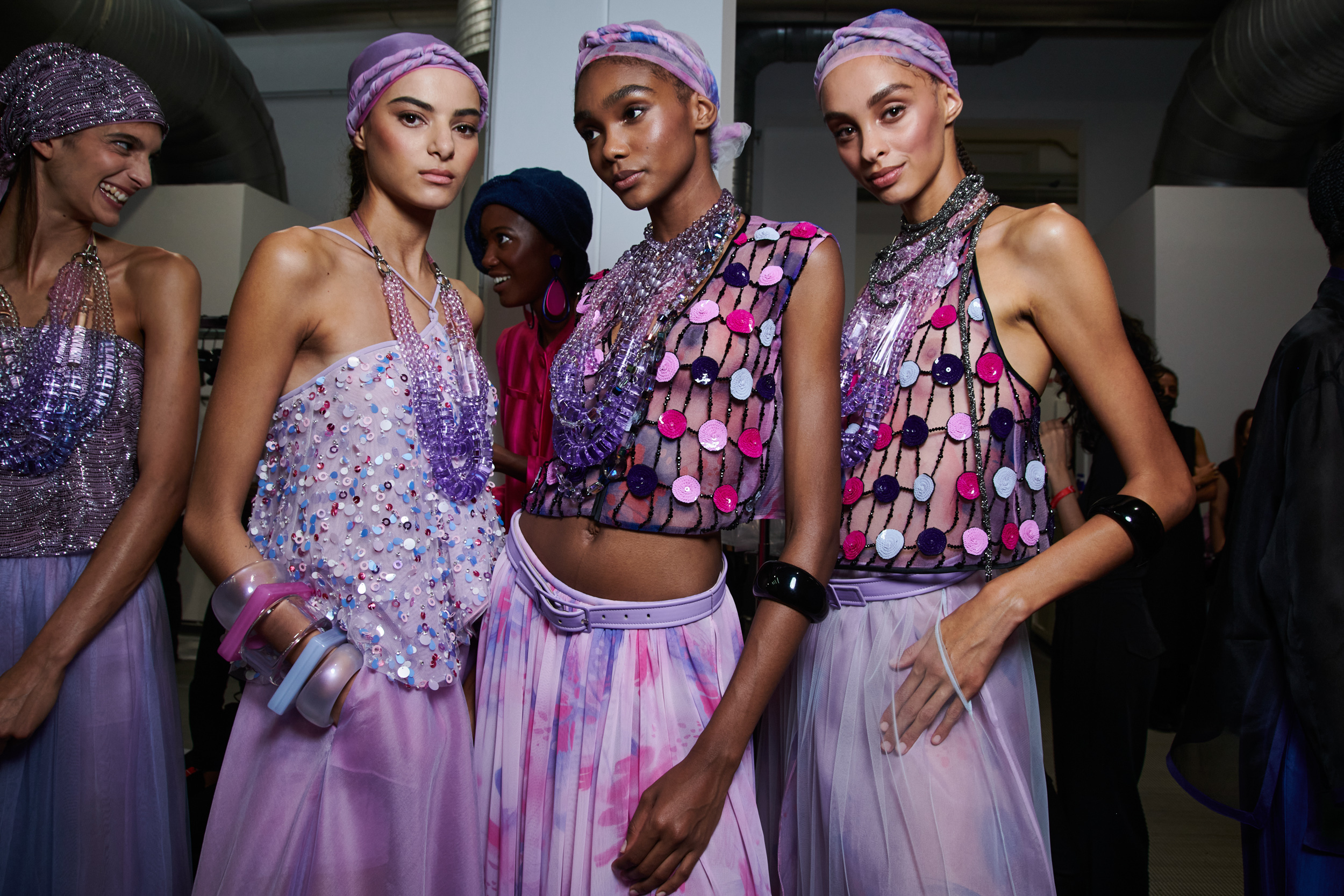 Emporio Armani Spring 2024 Fashion Show Backstage