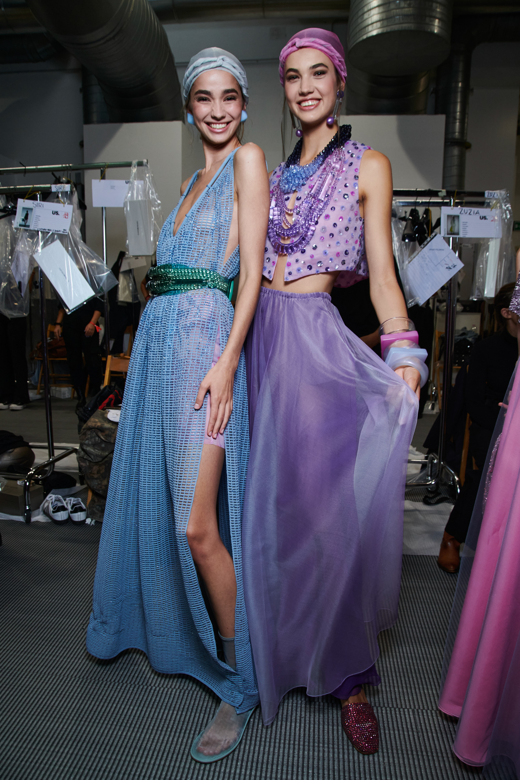 Emporio Armani Spring 2024 Fashion Show Backstage