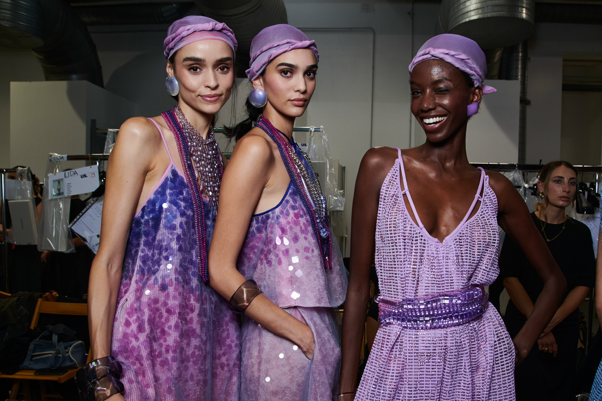 Emporio Armani Spring 2024 Fashion Show Backstage