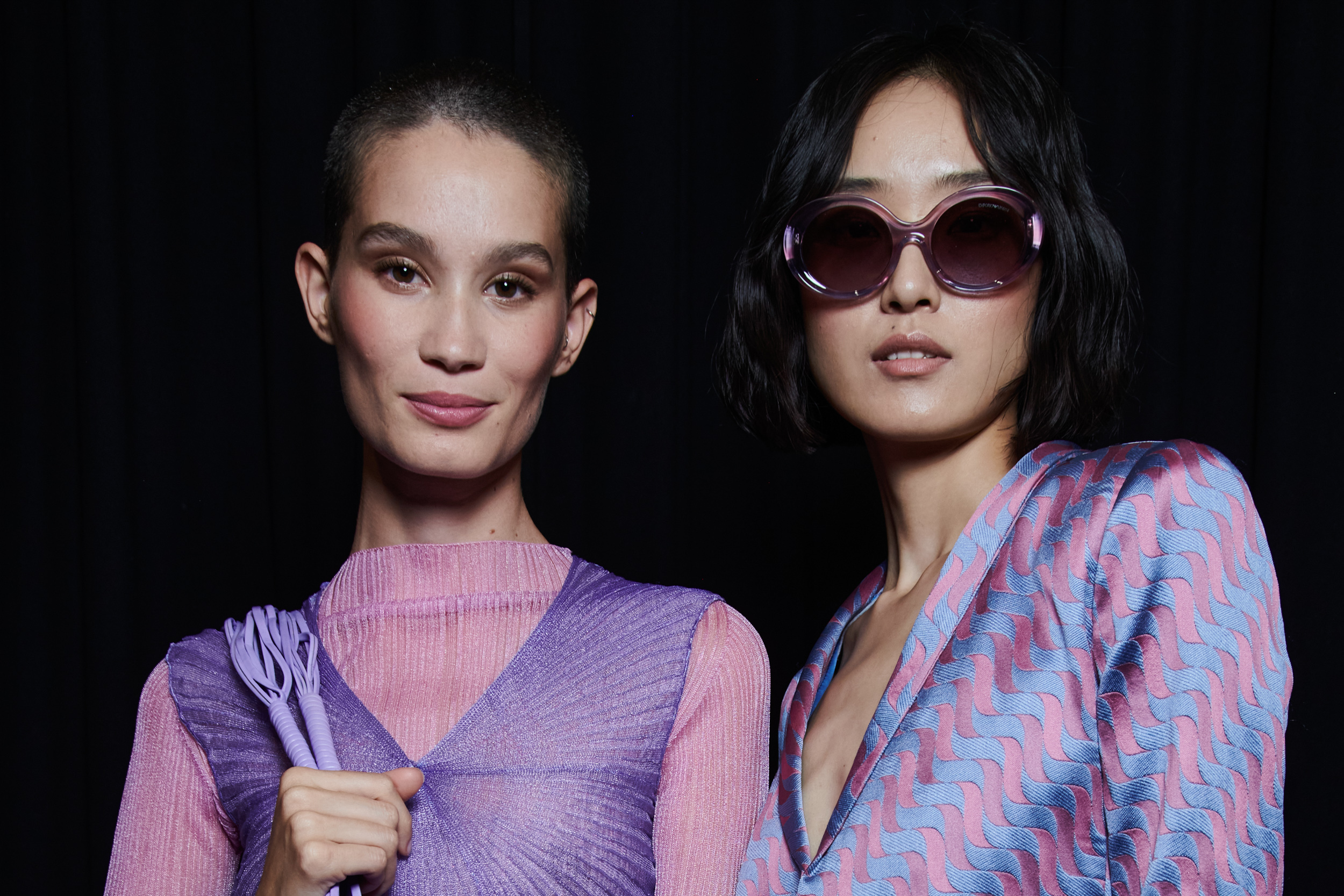 Emporio Armani Spring 2024 Fashion Show Backstage