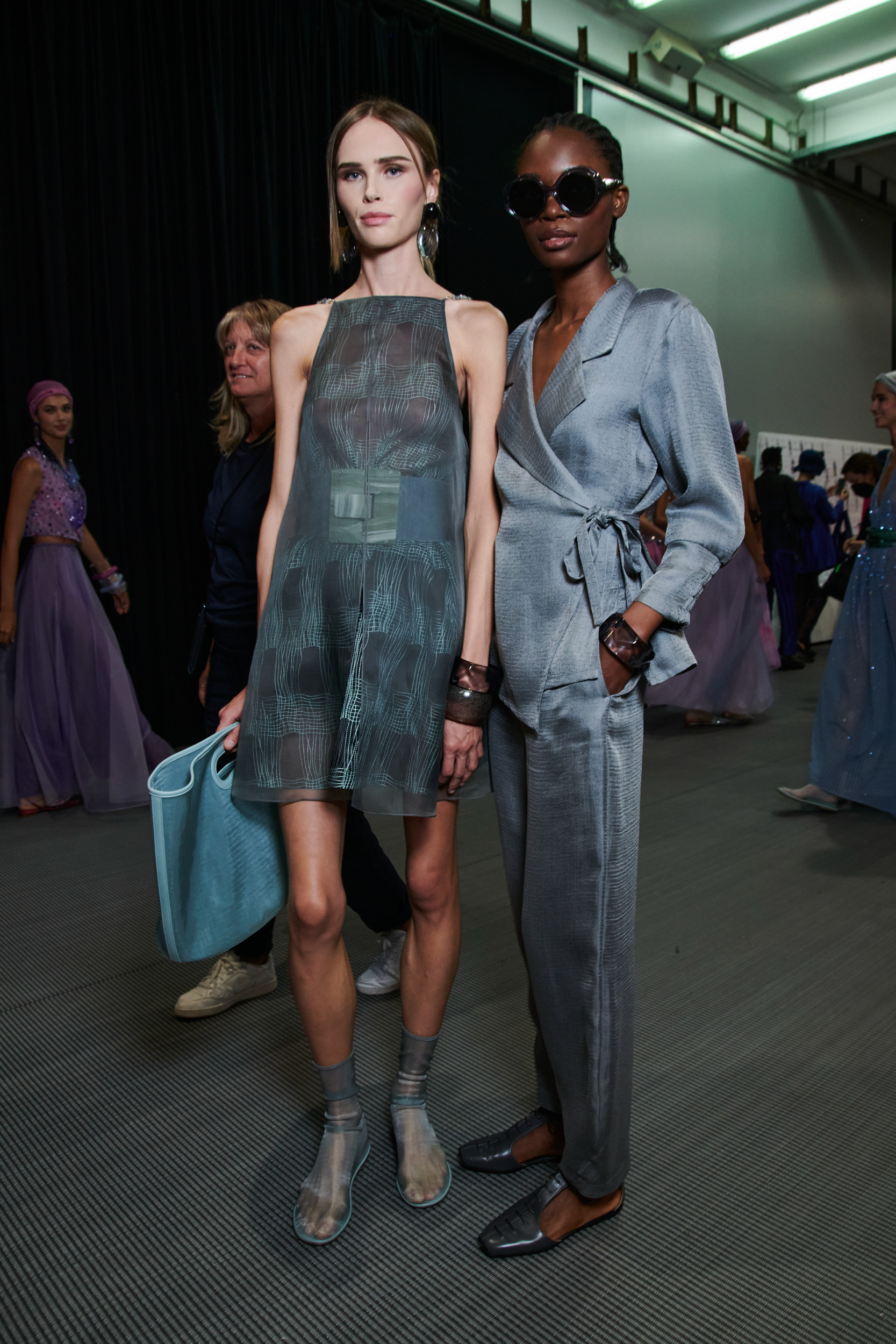 Emporio Armani Spring 2024 Fashion Show Backstage