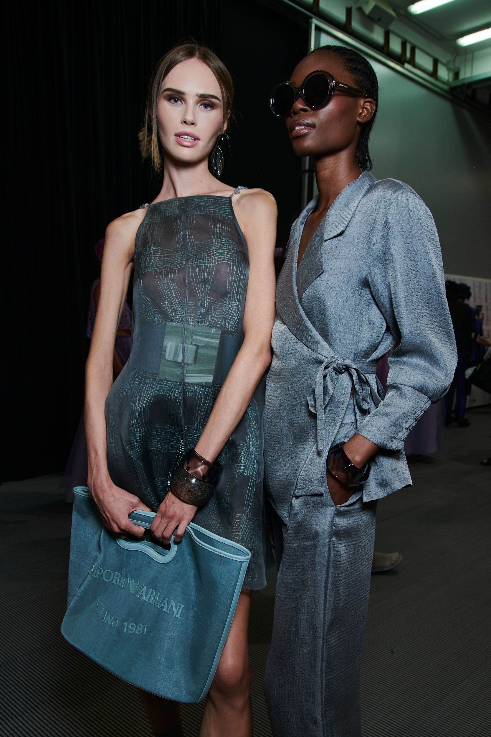 Emporio Armani Spring 2024 Fashion Show Backstage