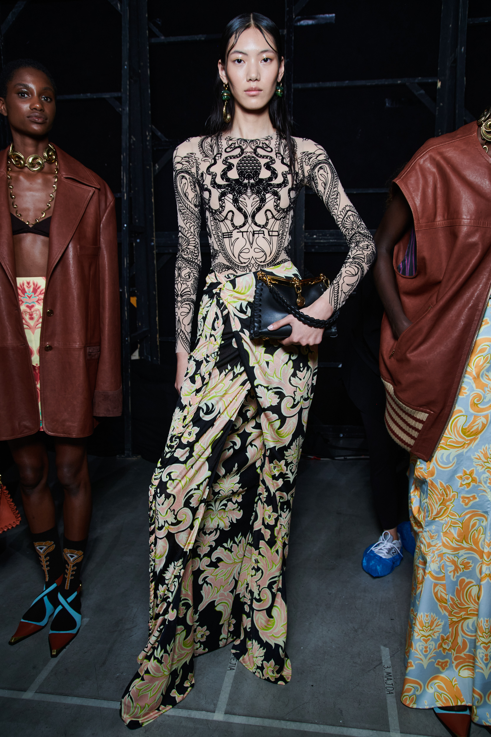 Etro Spring 2024 Fashion Show Backstage