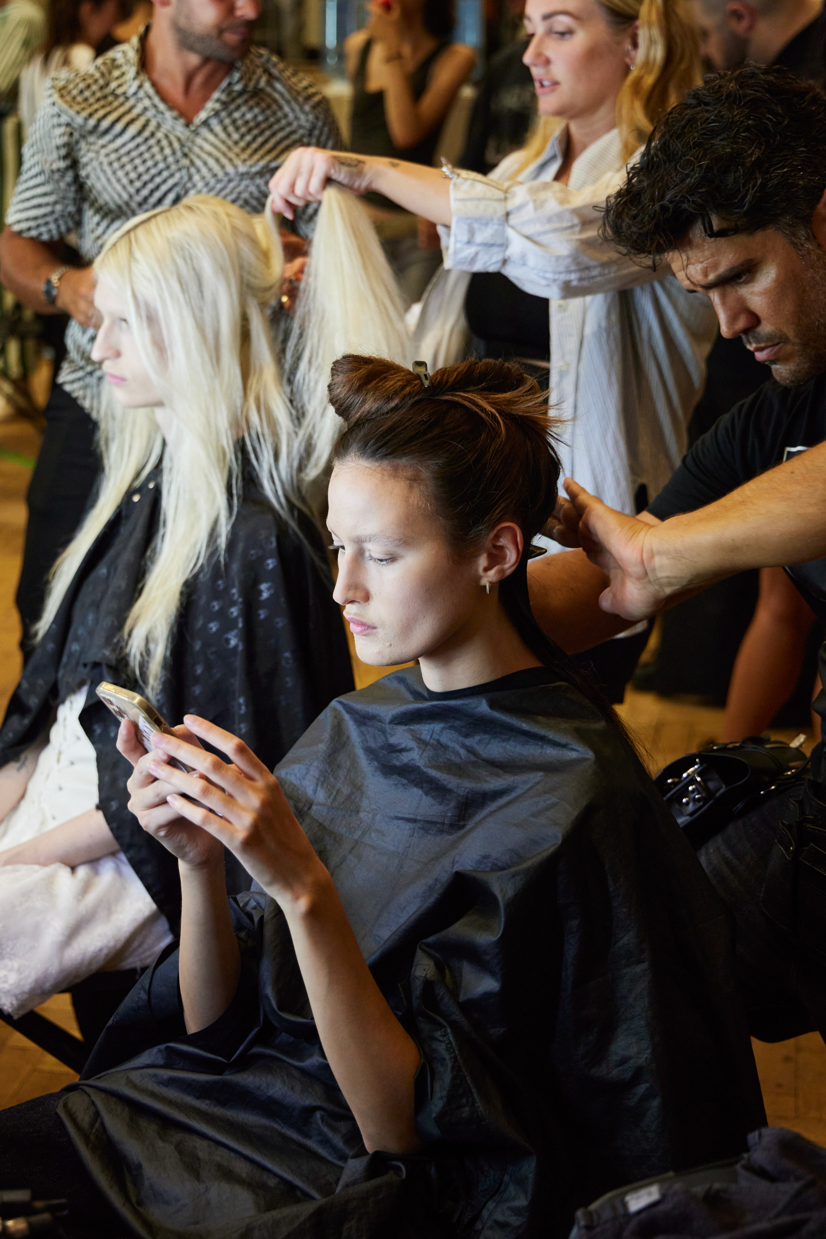 Fashion East Spring 2024 Fashion Show Backstage