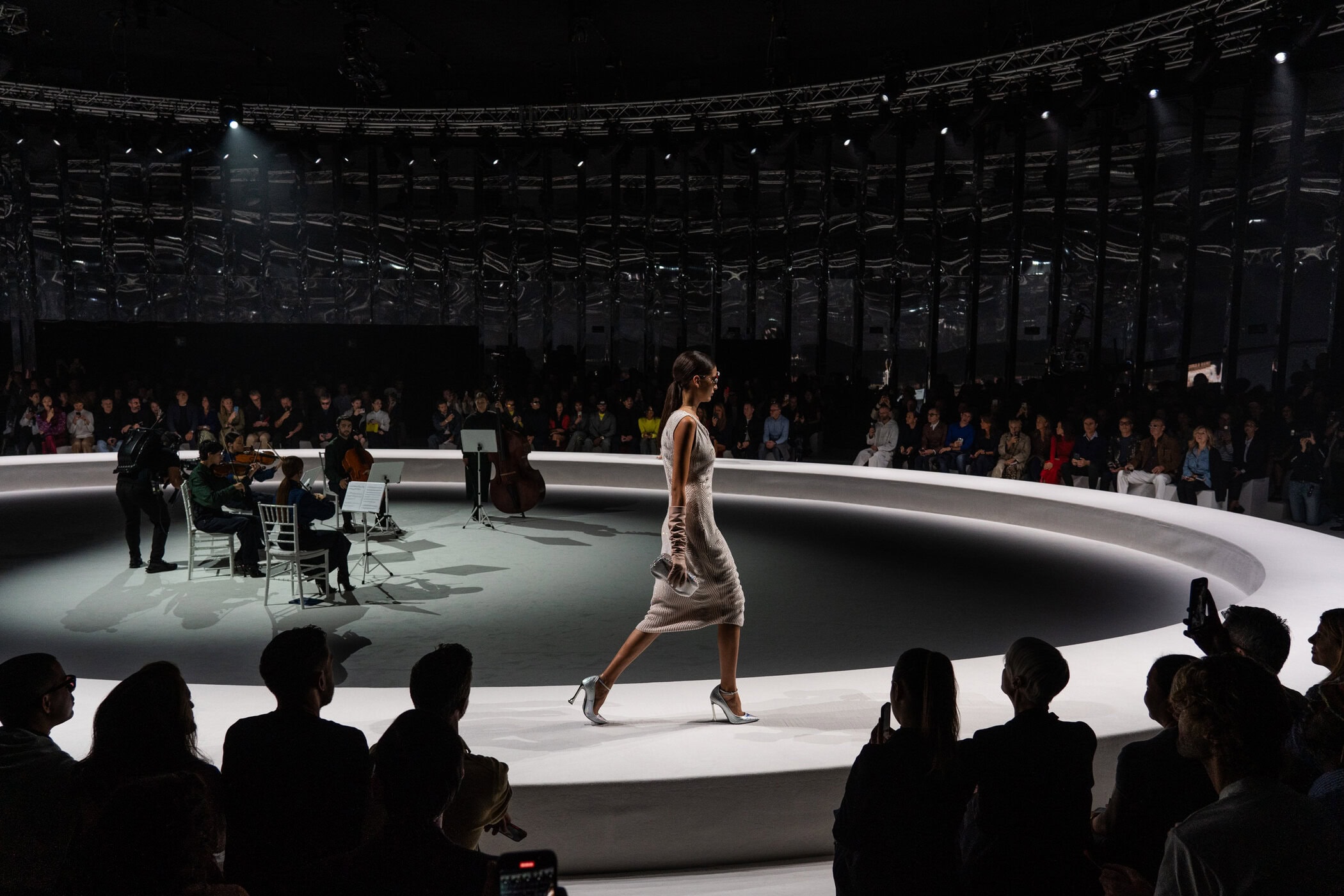 Ferrari Spring 2024 Fashion Show Atmosphere