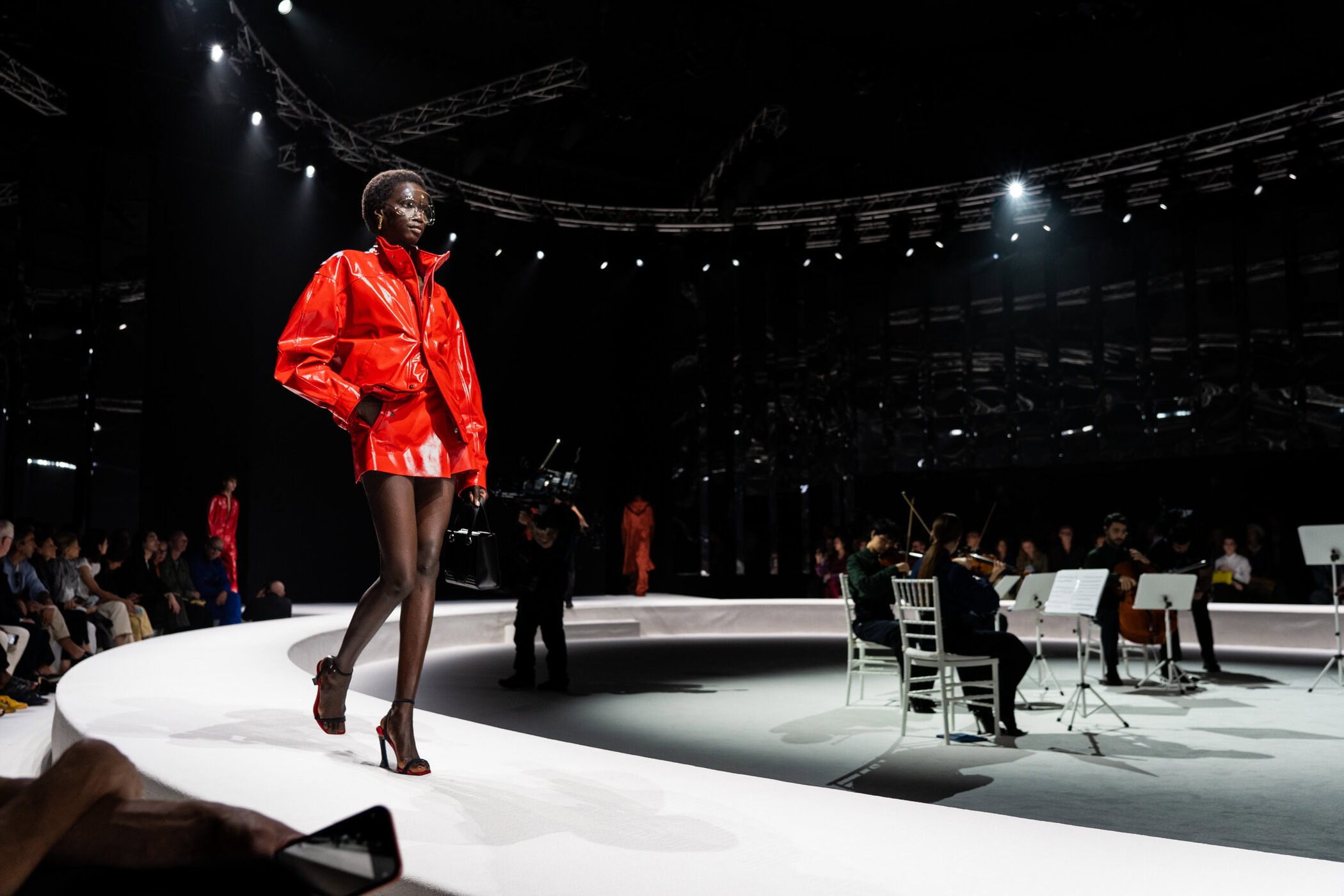 Ferrari Spring 2024 Fashion Show Atmosphere