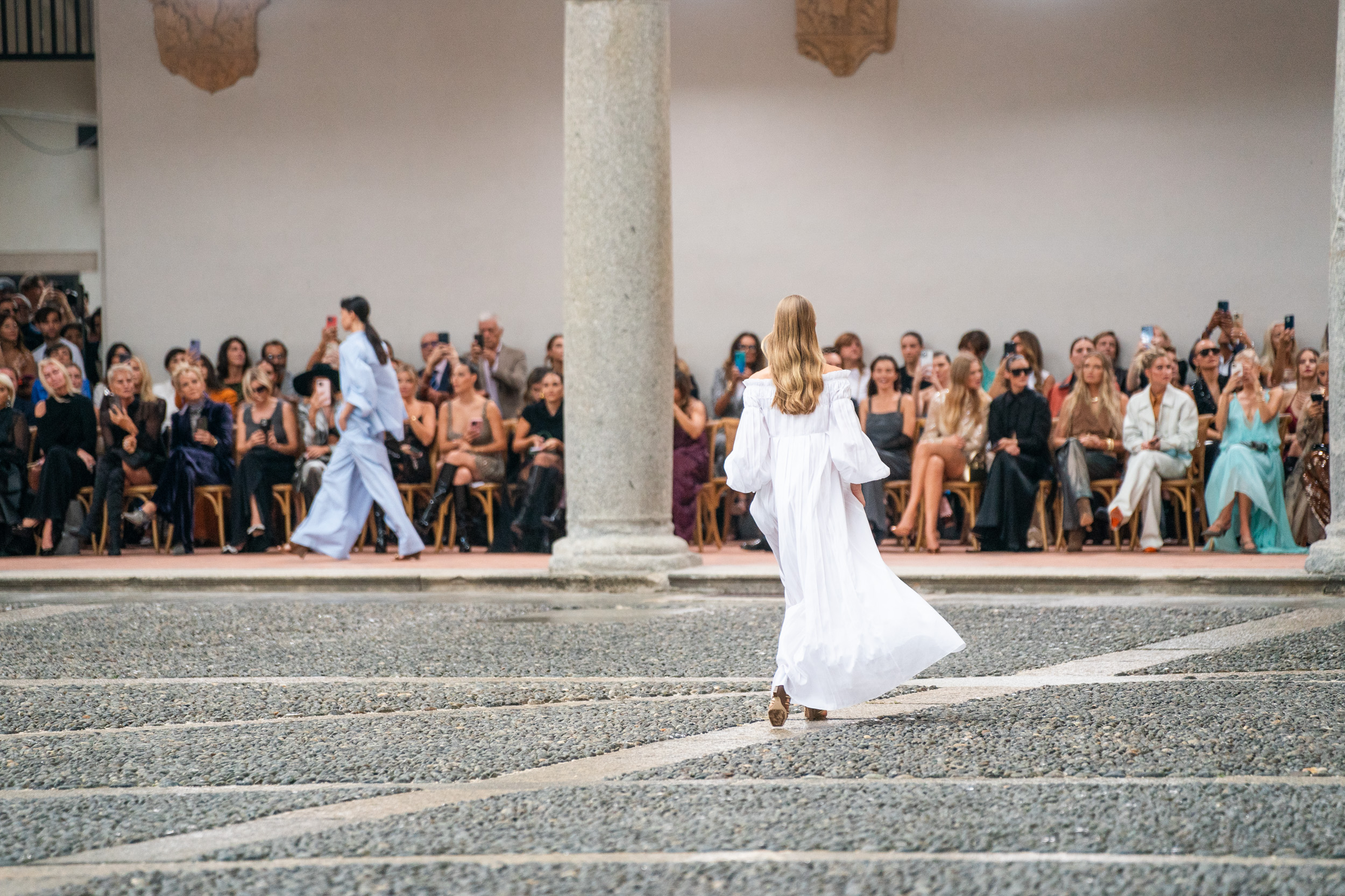 Alberta Ferretti Spring 2024 Fashion Show Atmosphere