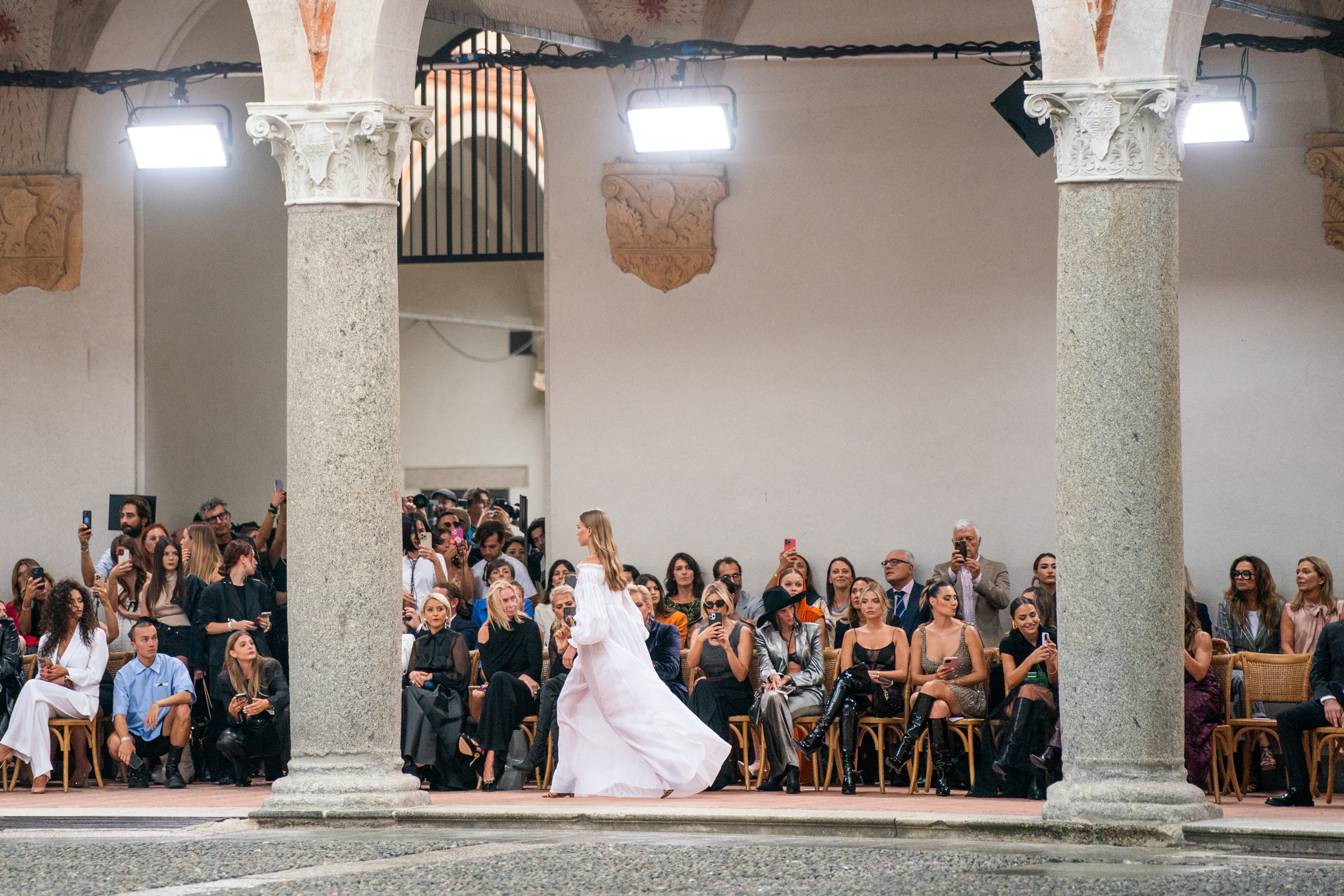 Alberta Ferretti Spring 2024 Fashion Show Atmosphere