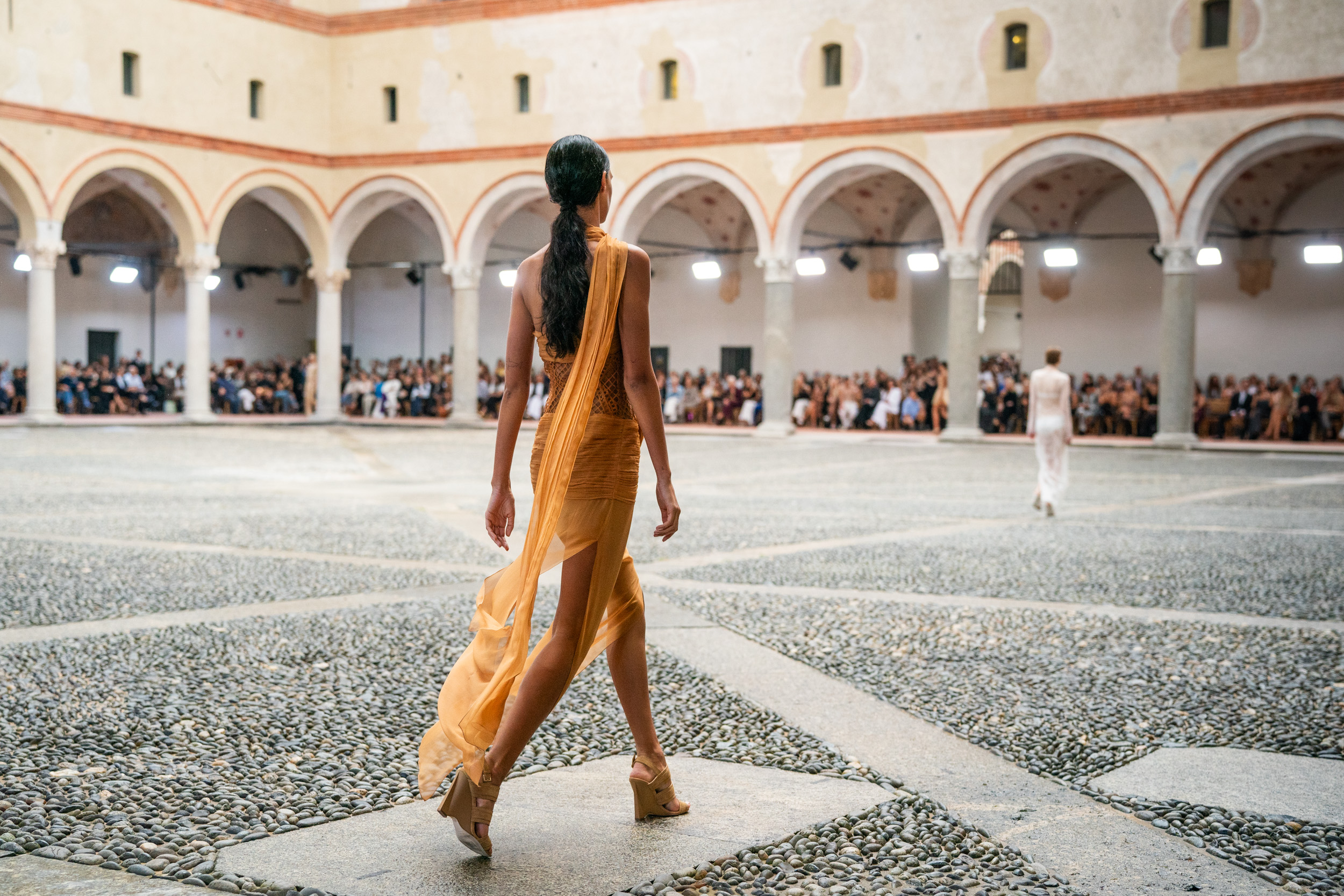 Alberta Ferretti Spring 2024 Fashion Show Atmosphere