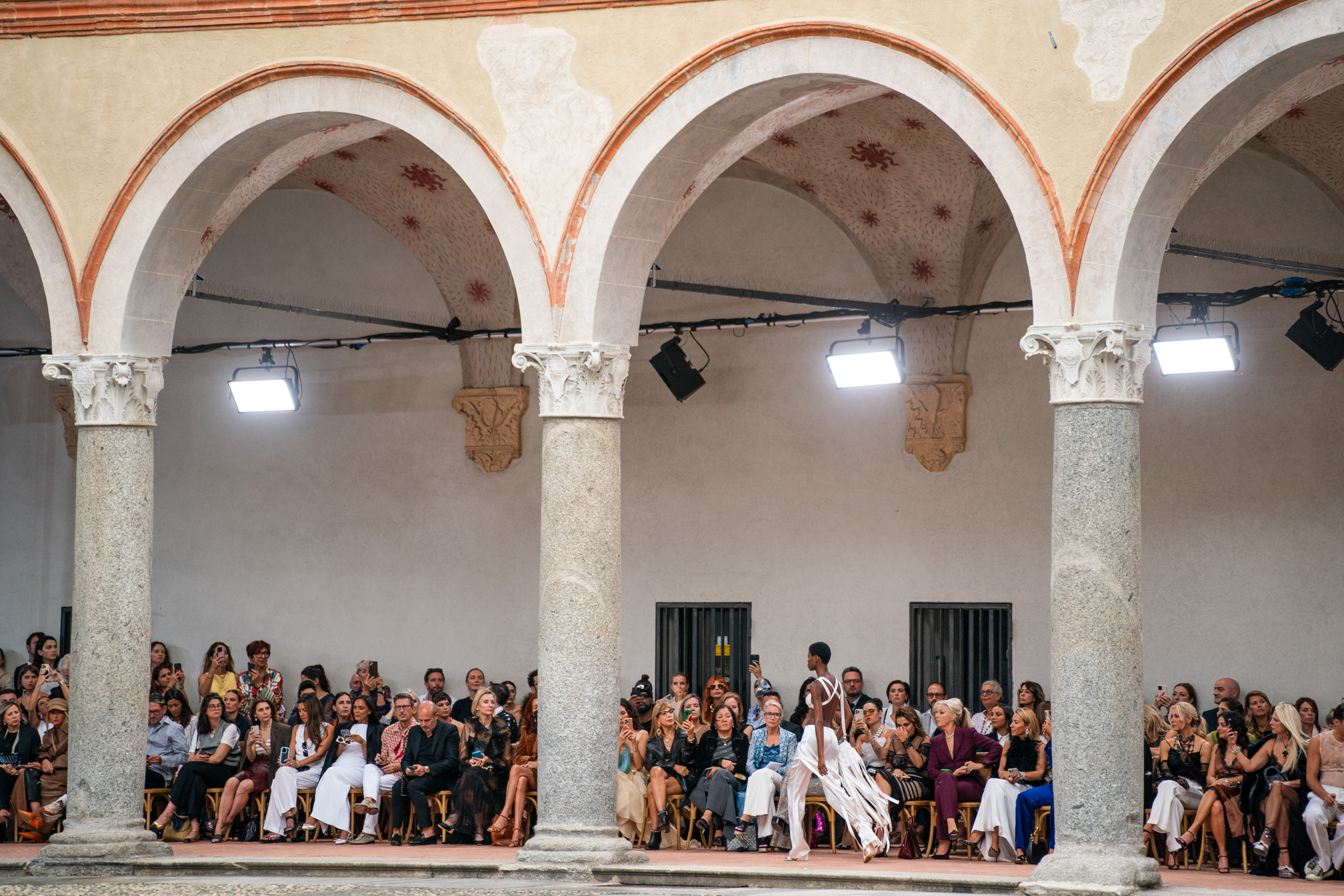 Alberta Ferretti Spring 2024 Fashion Show Atmosphere