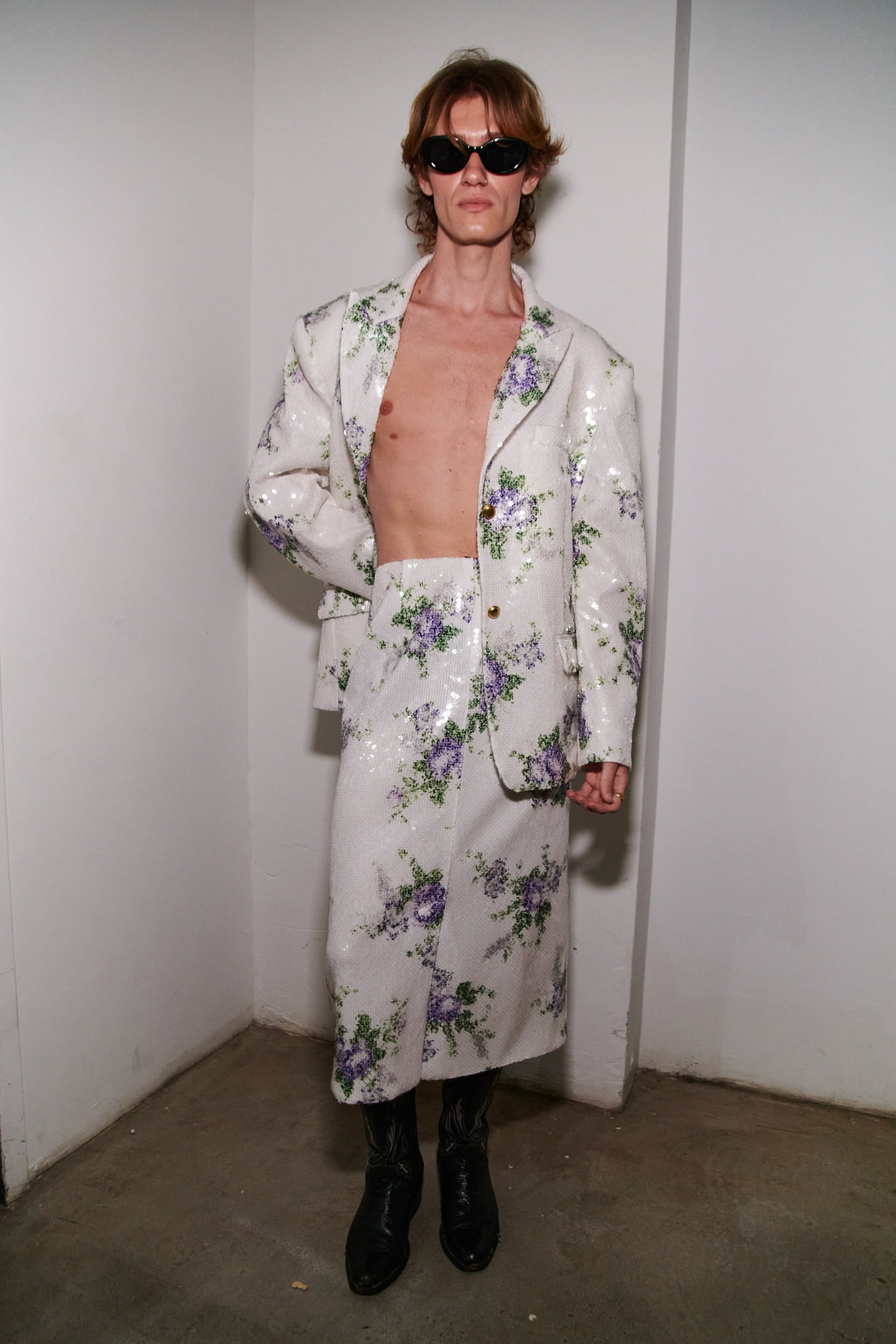 Tanner Fletcher Spring 2024 Fashion Show Backstage