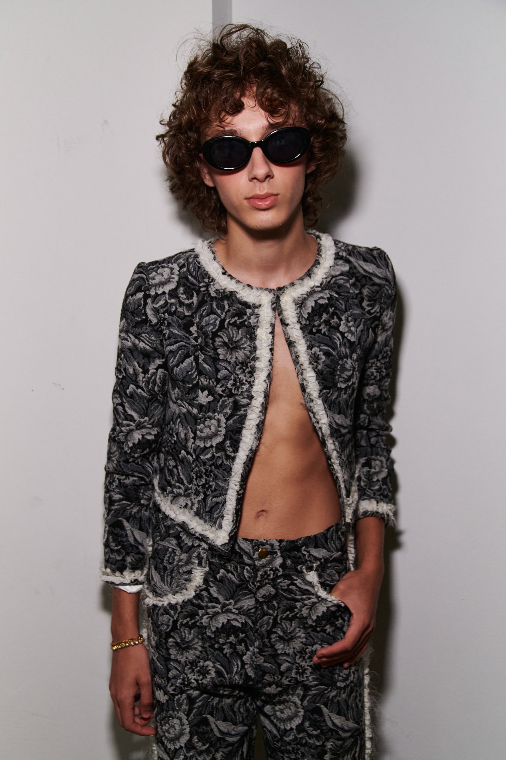 Tanner Fletcher Spring 2024 Fashion Show Backstage