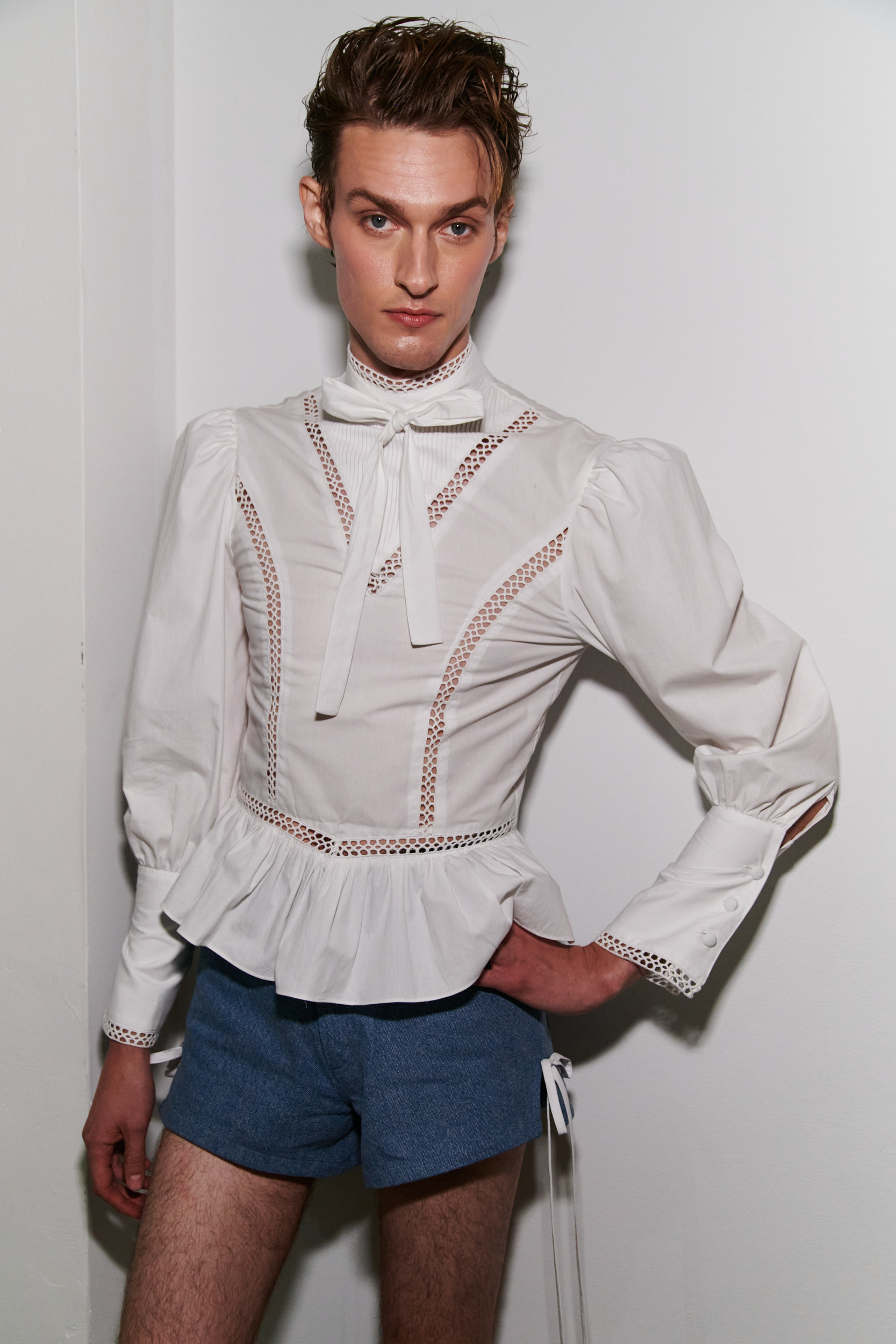 Tanner Fletcher Spring 2024 Fashion Show Backstage