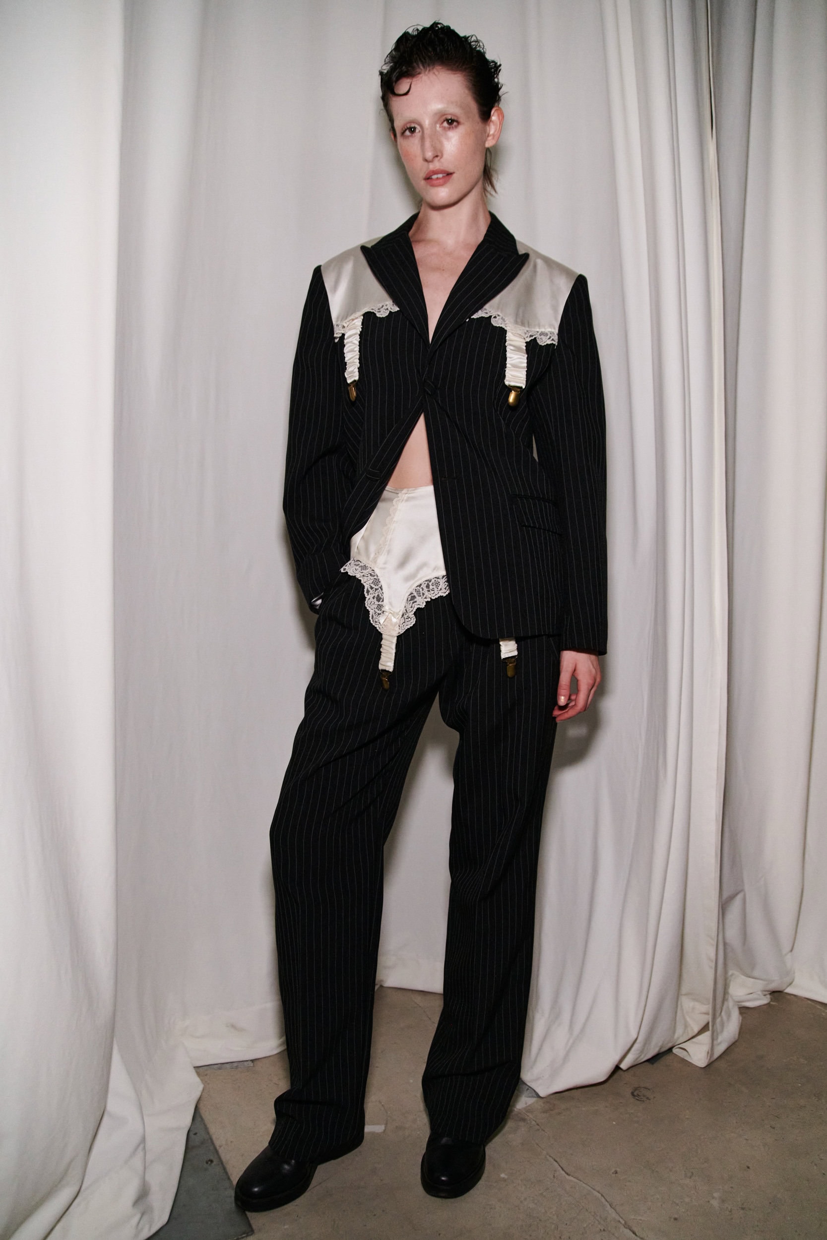 Tanner Fletcher Spring 2024 Fashion Show Backstage