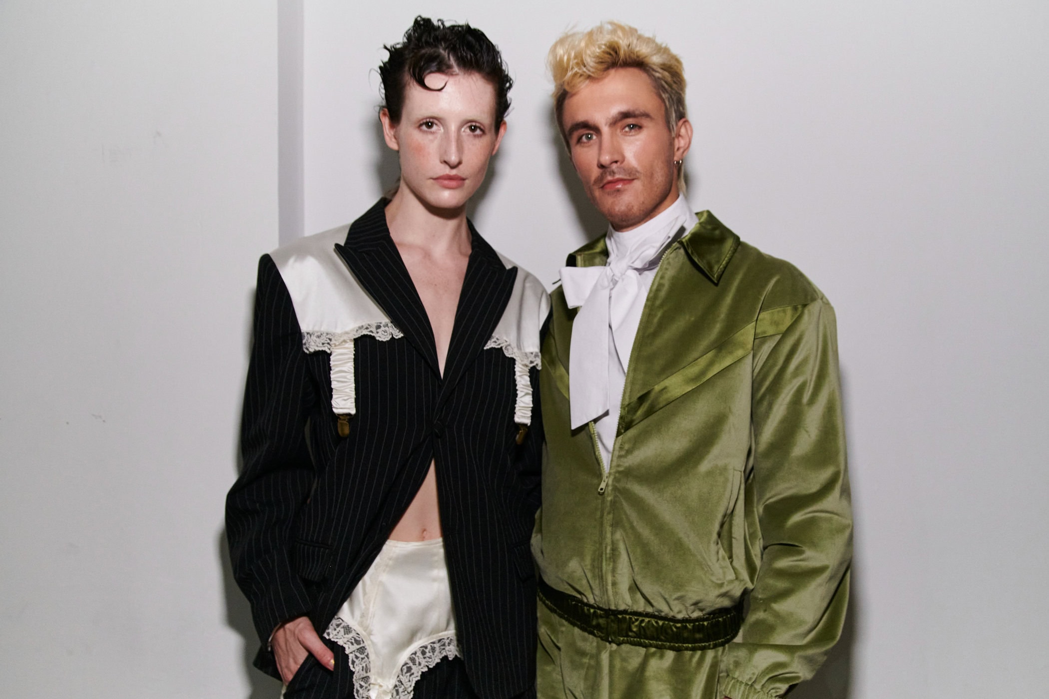 Tanner Fletcher Spring 2024 Fashion Show Backstage