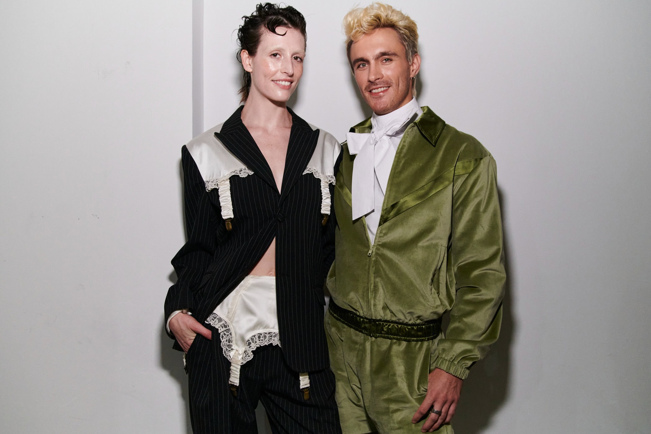 Tanner Fletcher Spring 2024 Fashion Show Backstage